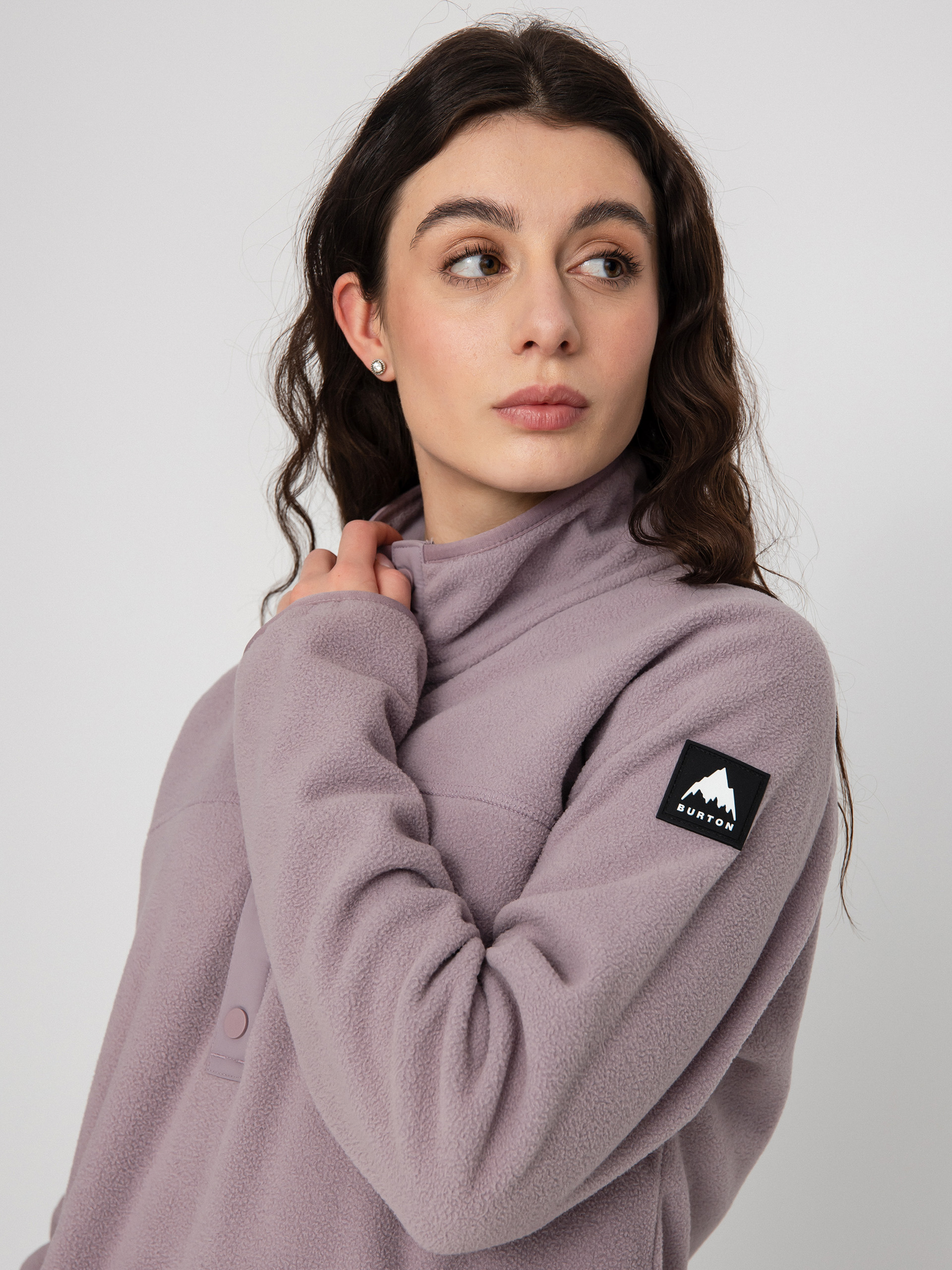 Damska Bluza aktywna Burton Hearth HD (elderberry)
