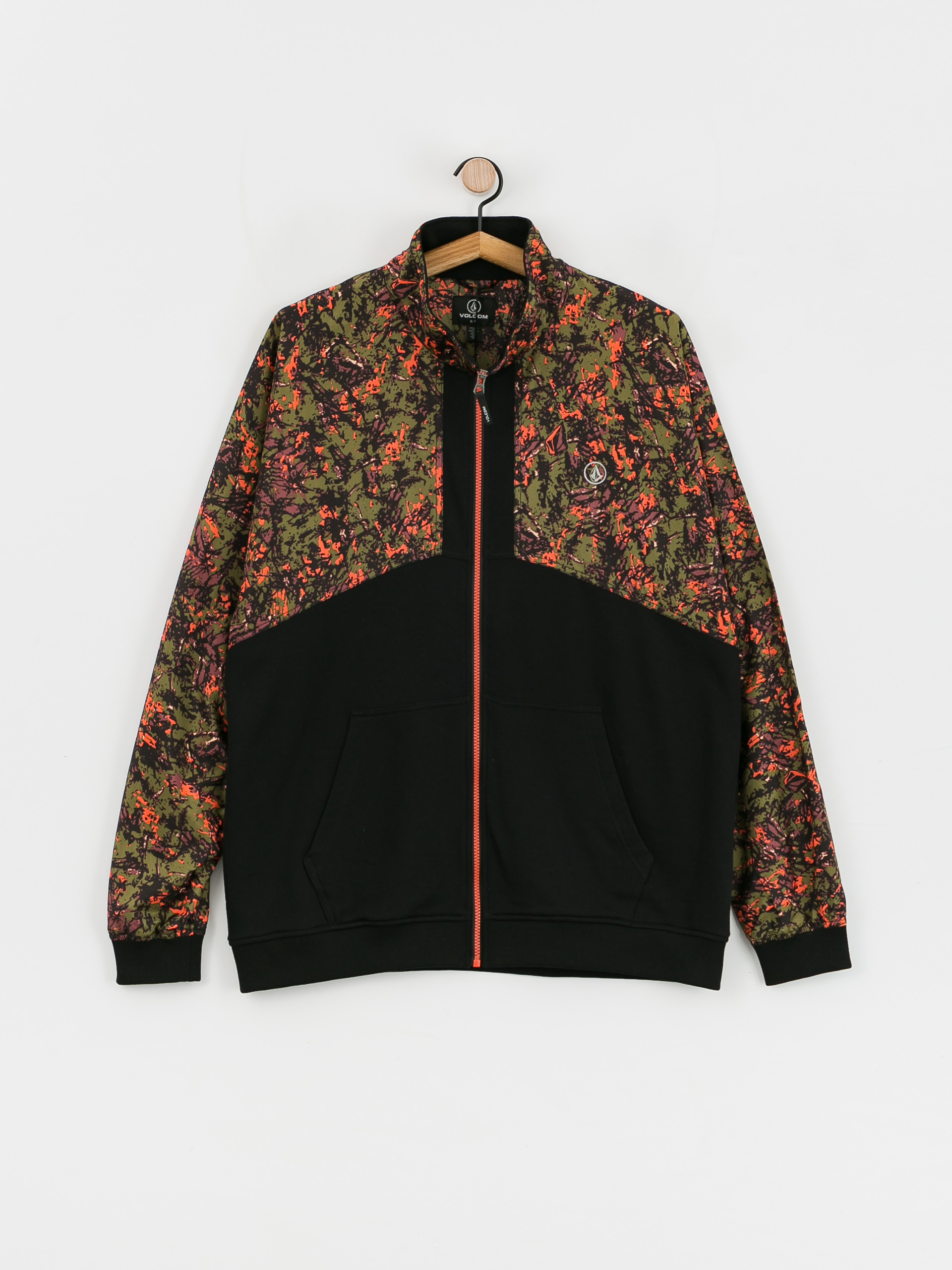 Bluza z kapturem Volcom Region ZIP (military)