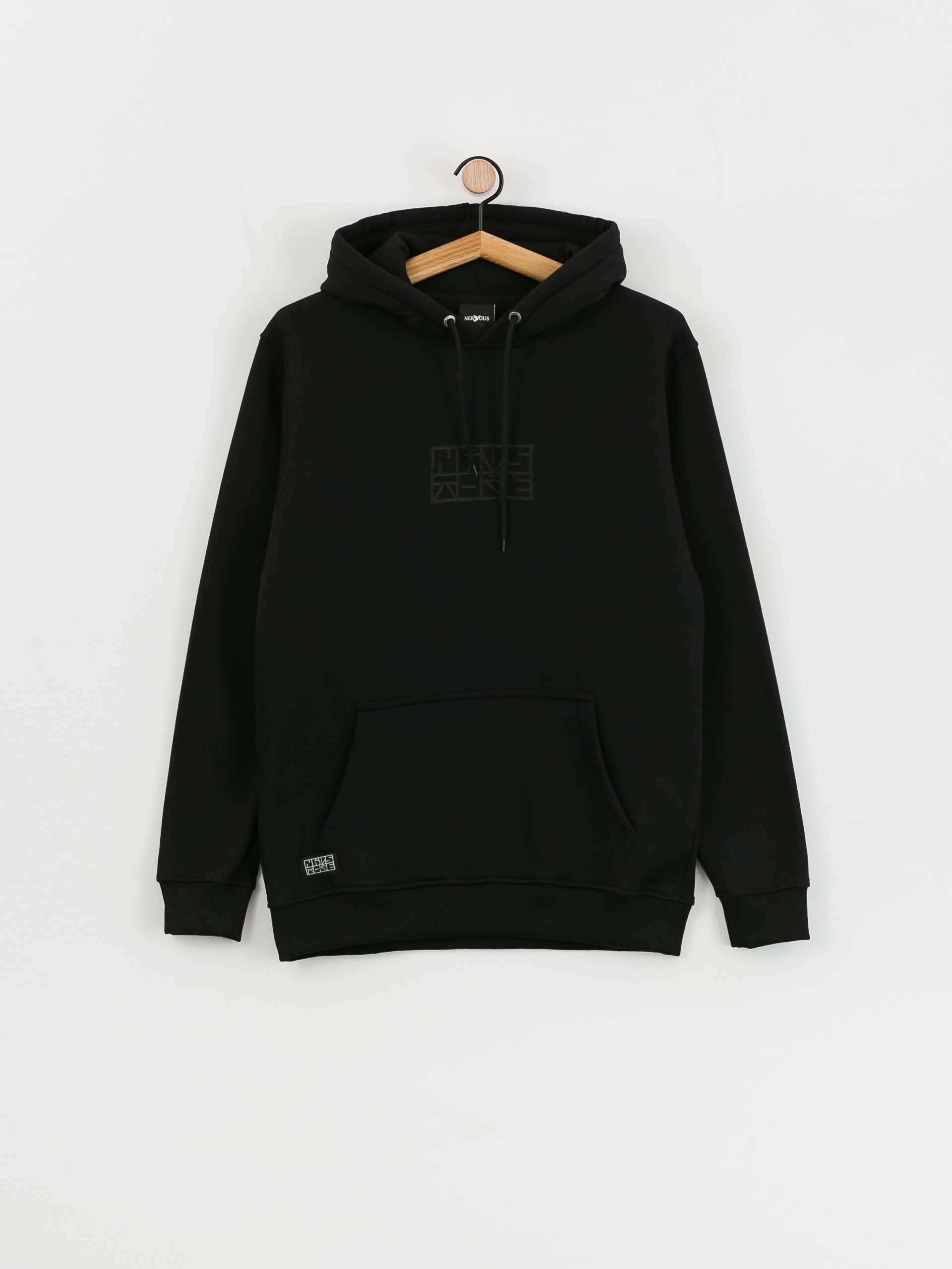 Bluza z kapturem Nervous Tope Burning House HD (black)