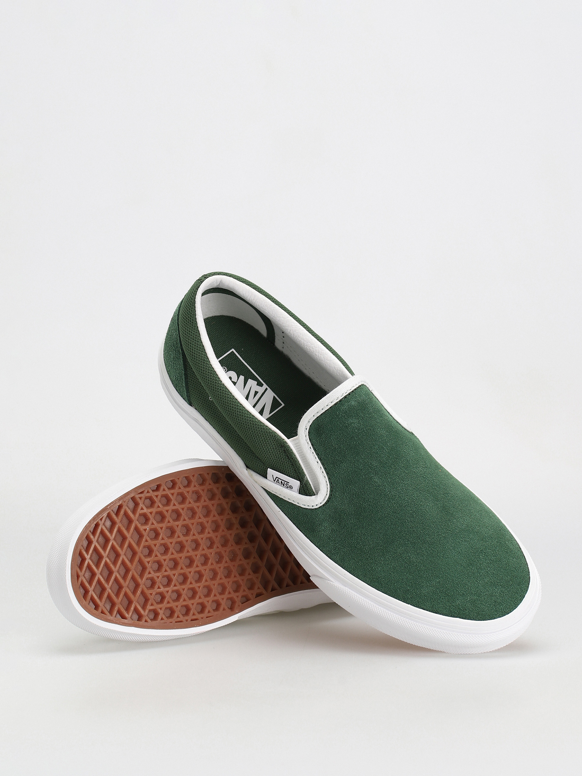 Buty Vans Classic Slip On (vans club green/white)