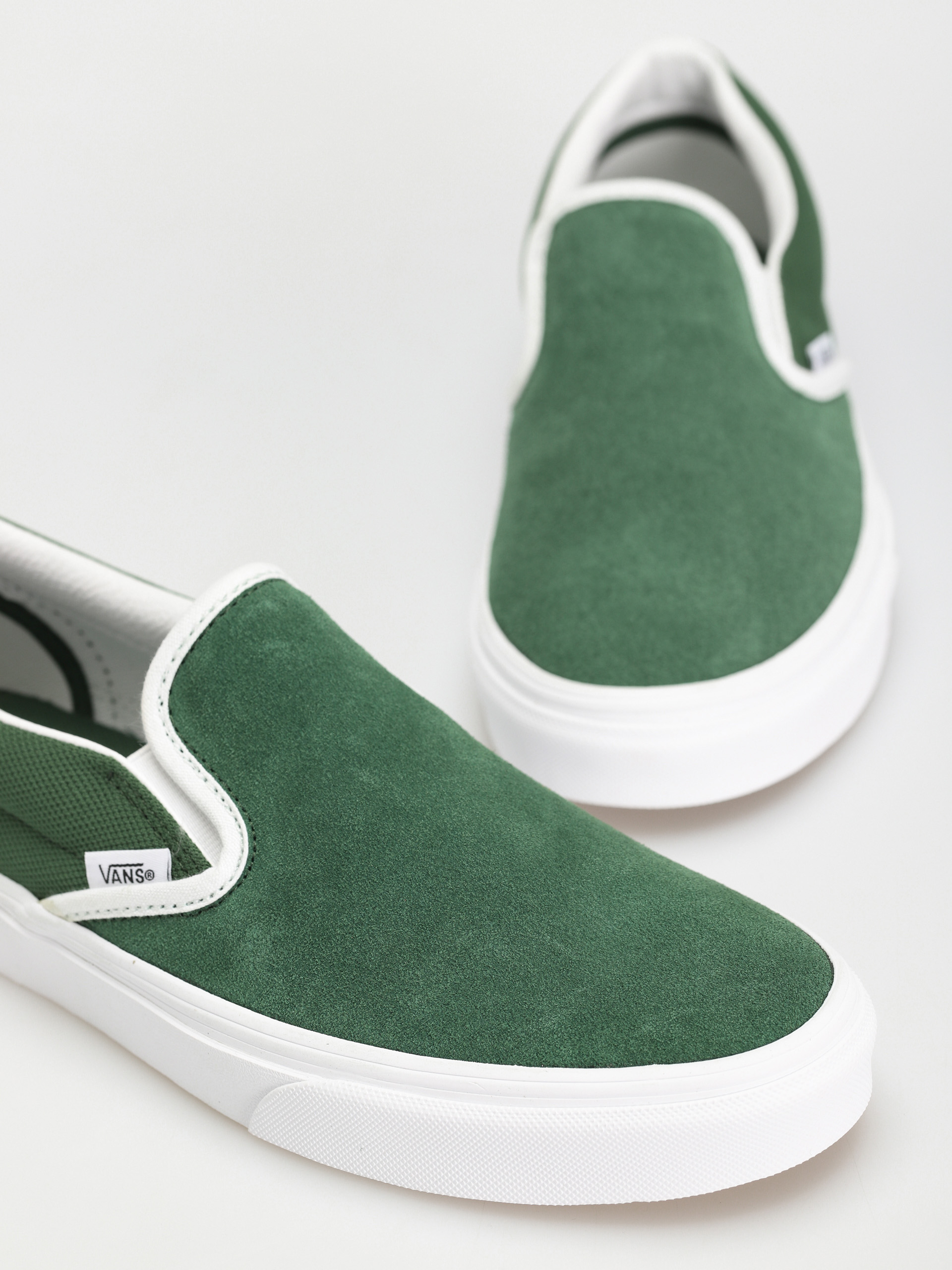 Buty Vans Classic Slip On (vans club green/white)