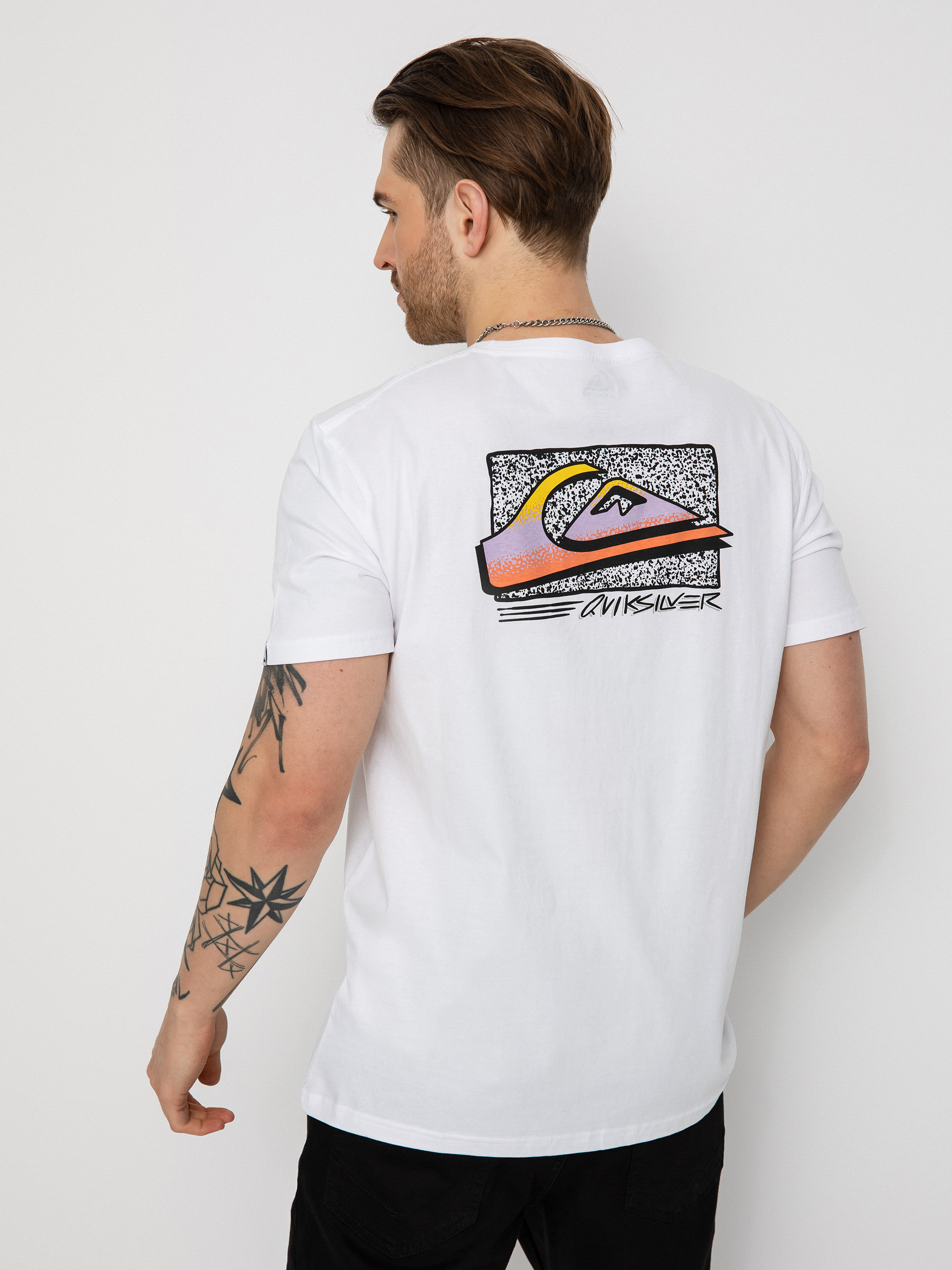 T-shirt Quiksilver Retro Fade (white)