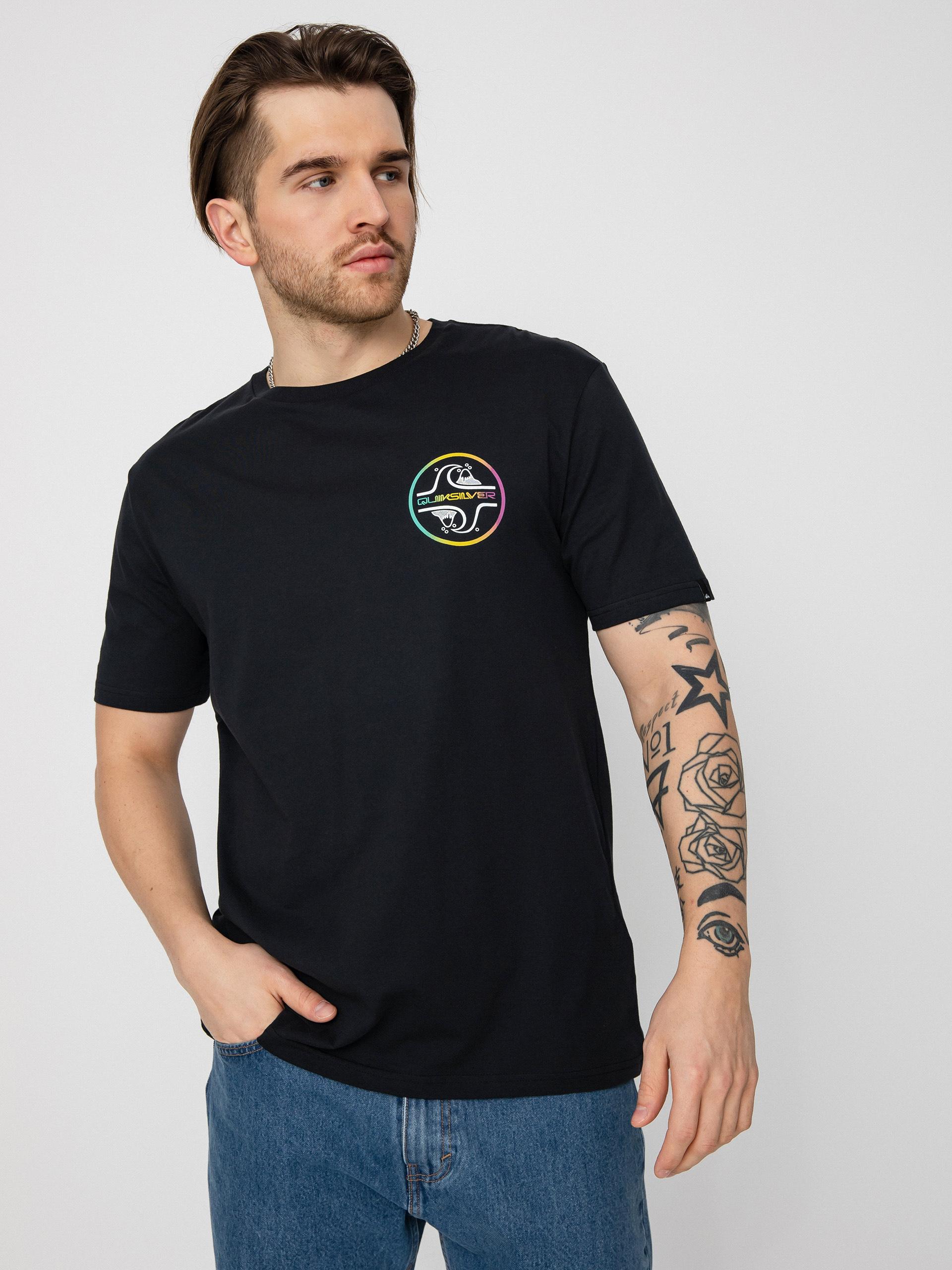 T-shirt Quiksilver Core Bubble (black)
