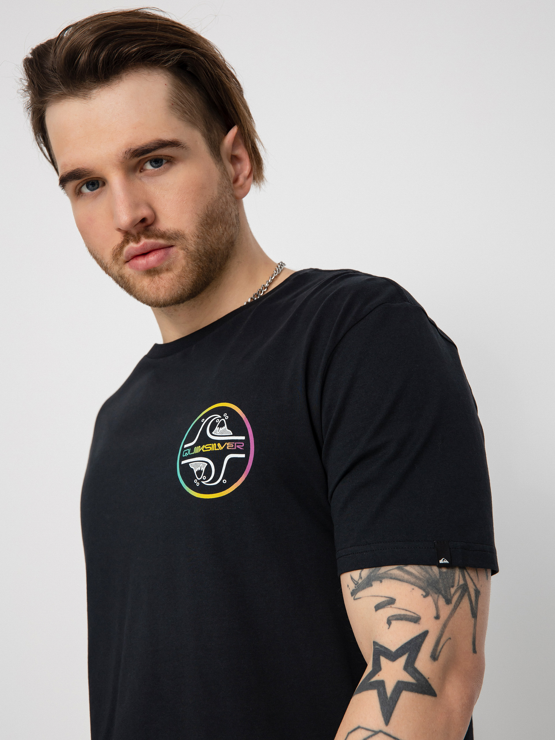 T-shirt Quiksilver Core Bubble (black)