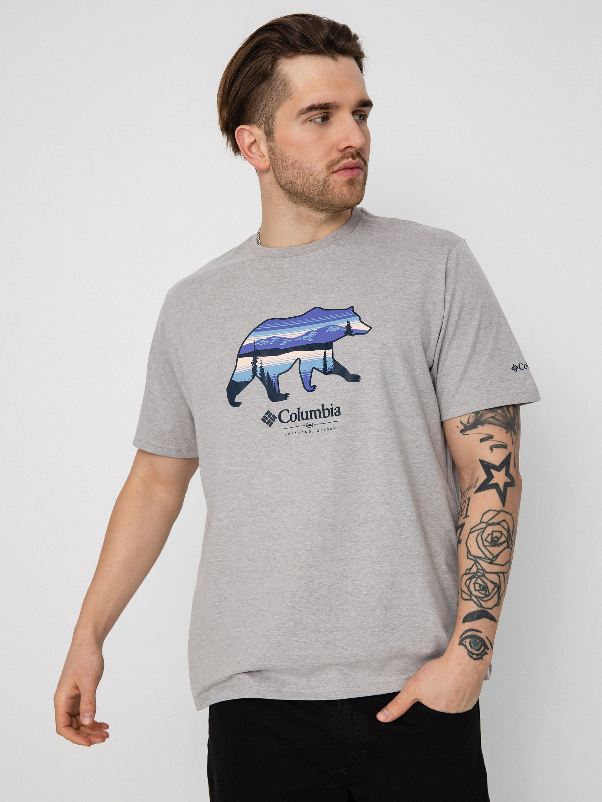 T-shirt Columbia Rockaway River (columbia/grey/h)