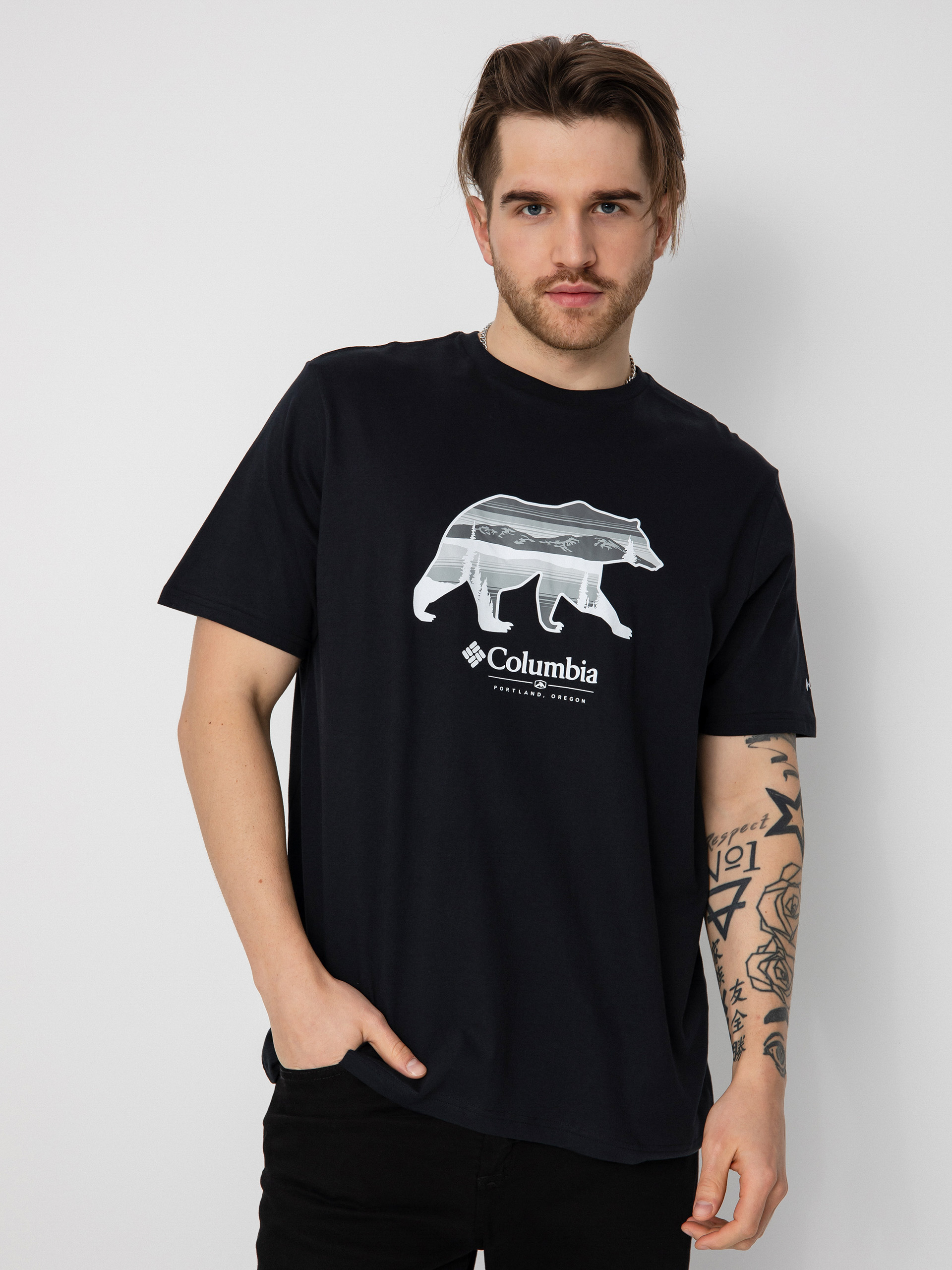 T-shirt Columbia Rockaway River (black/scenic/s)