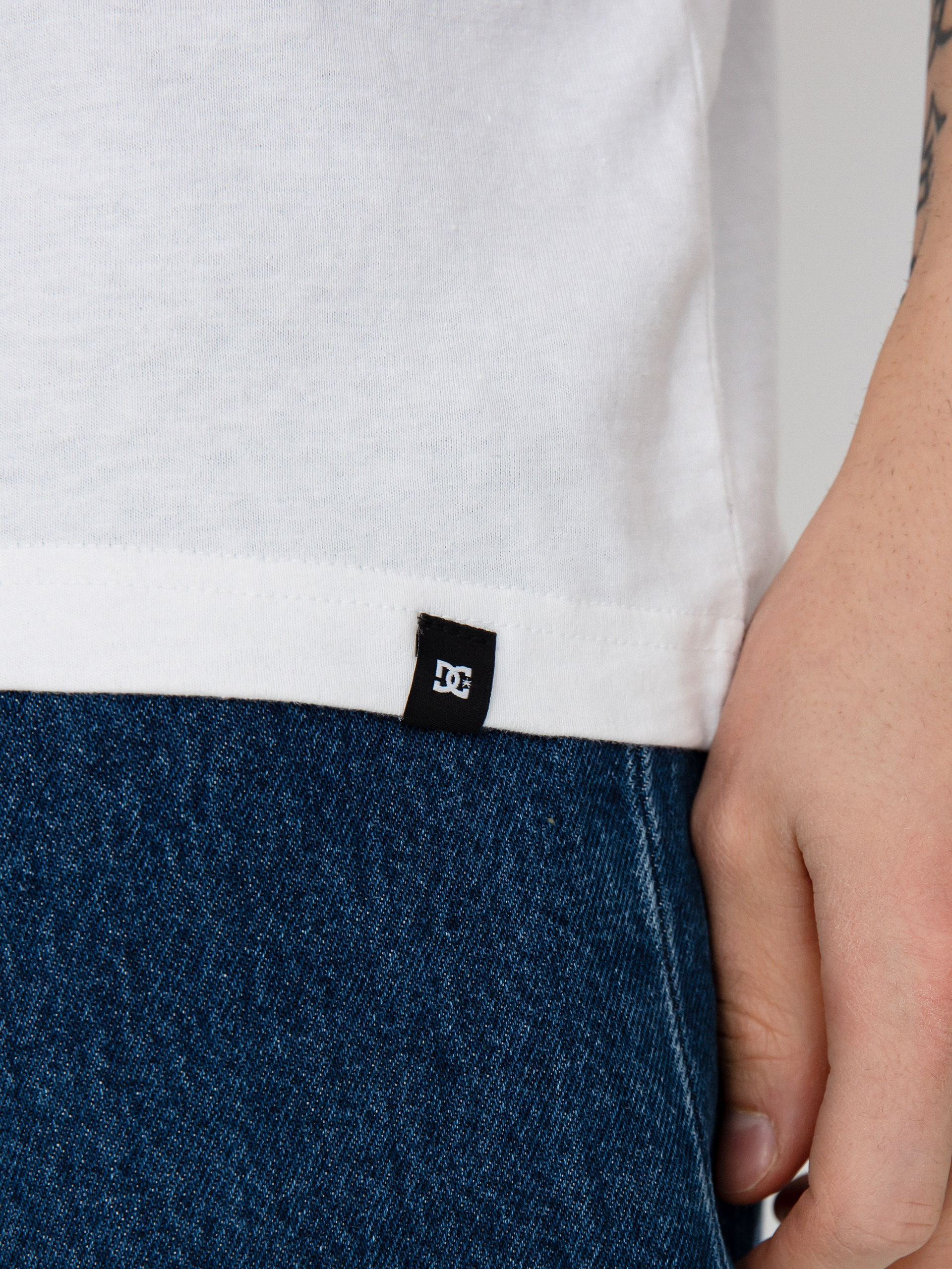 T-shirt DC Star Fill (white/fire)