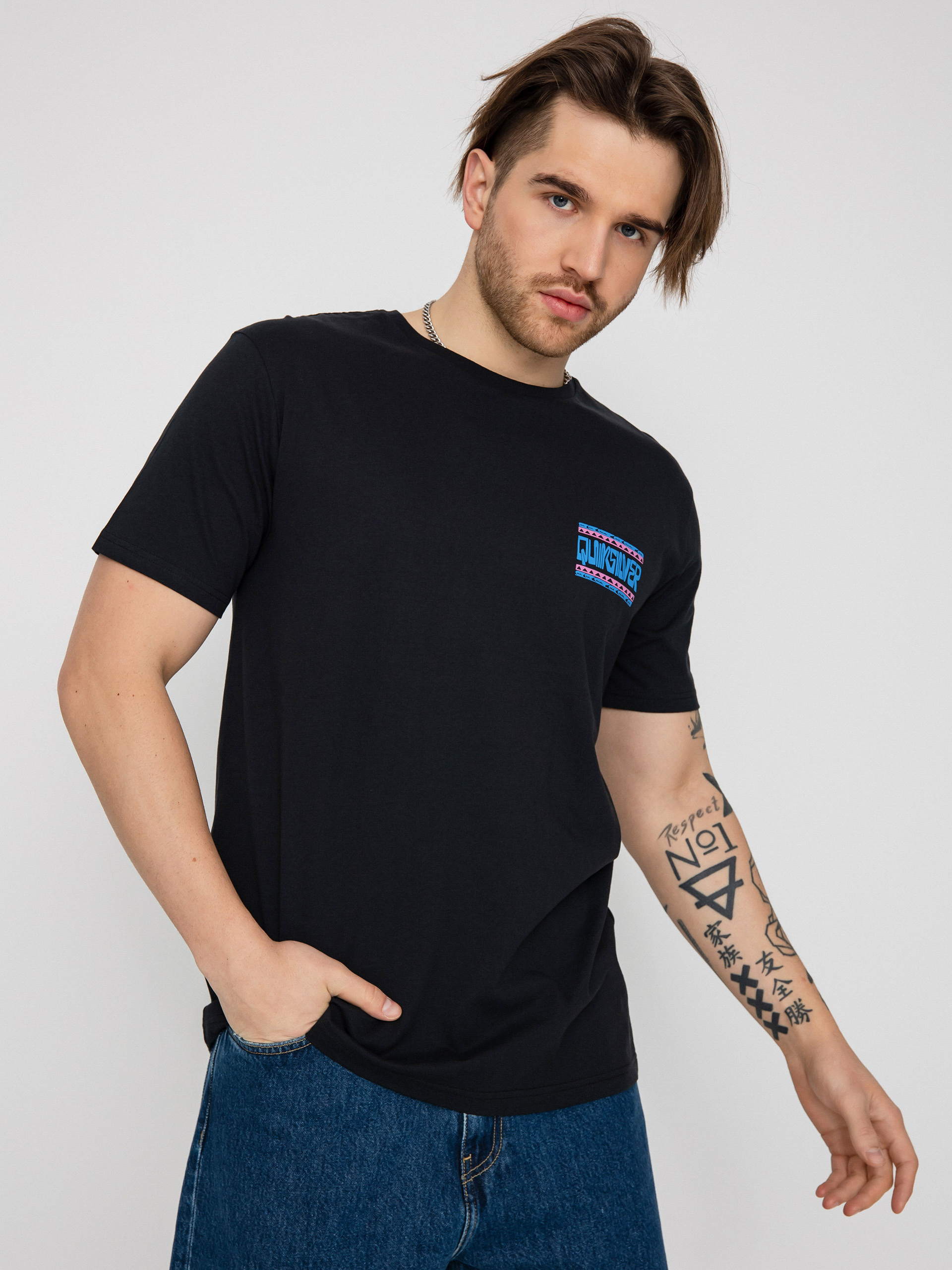 T-shirt Quiksilver Warped Frames (black)