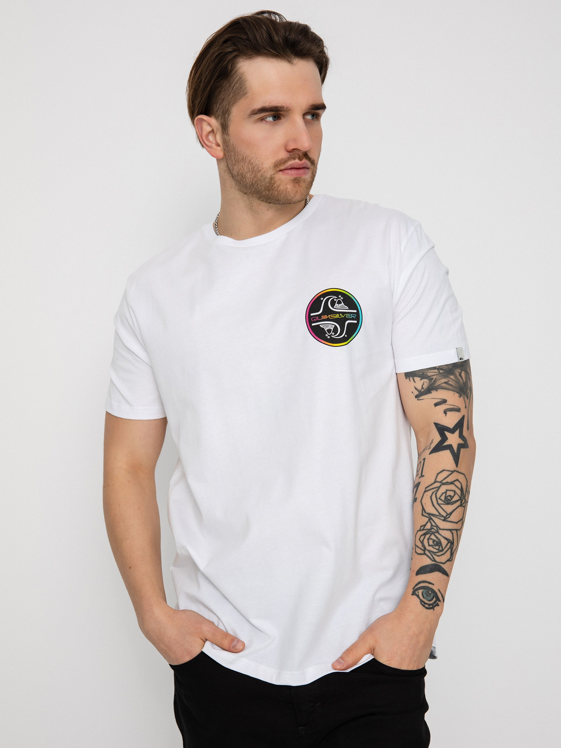 T-shirt Quiksilver Core Bubble (white)