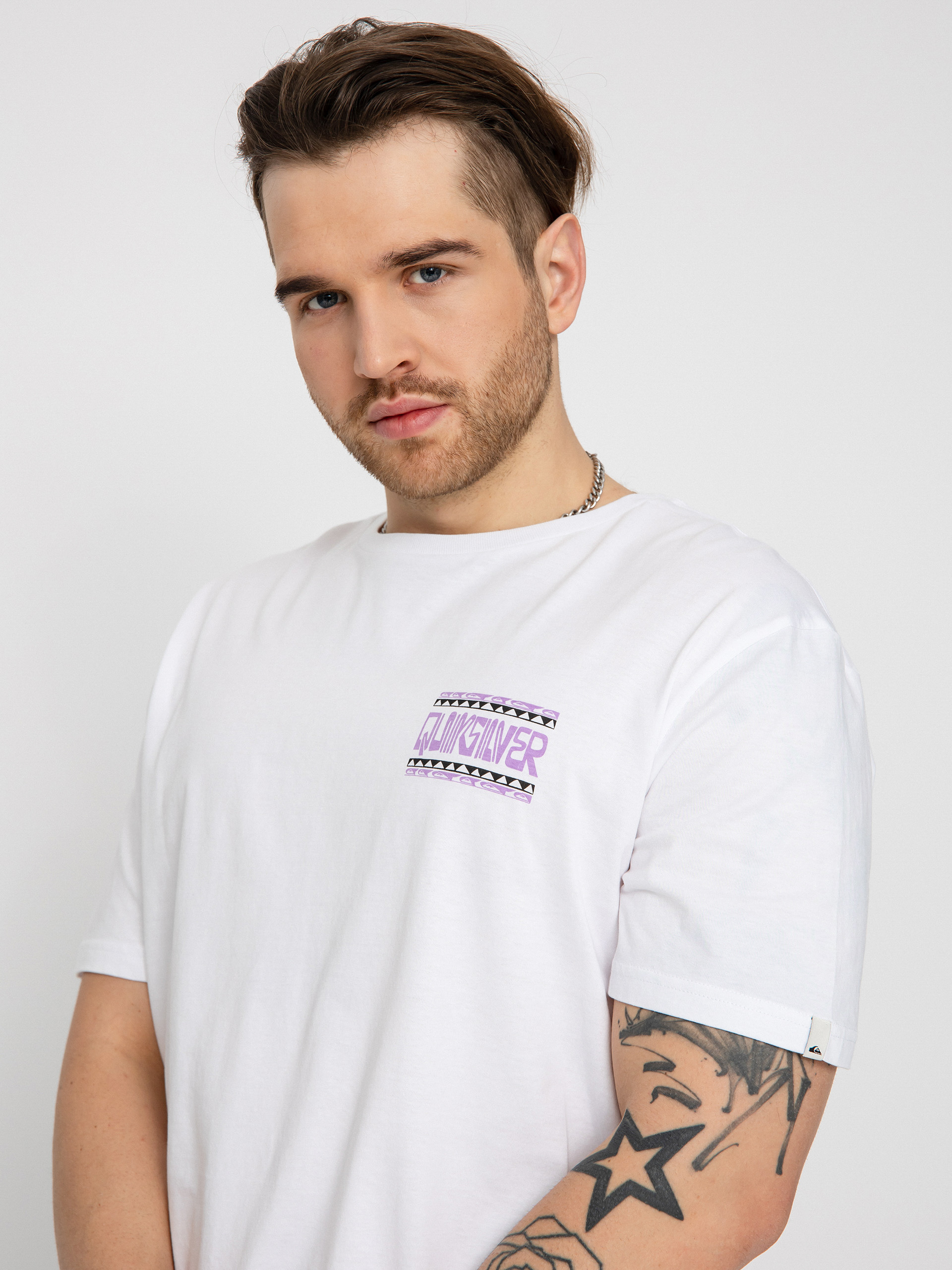 T-shirt Quiksilver Warped Frames (white)