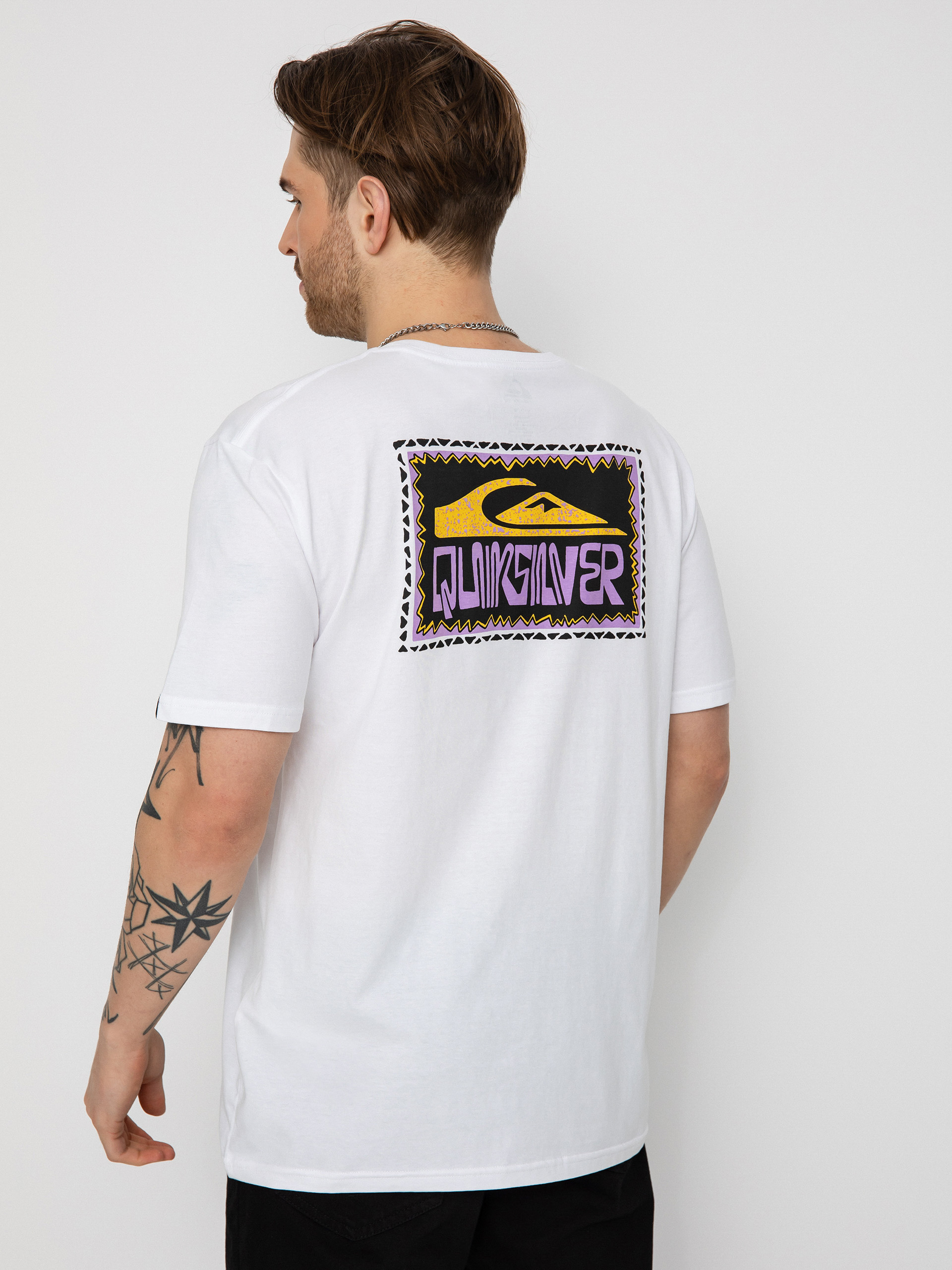 T-shirt Quiksilver Warped Frames (white)