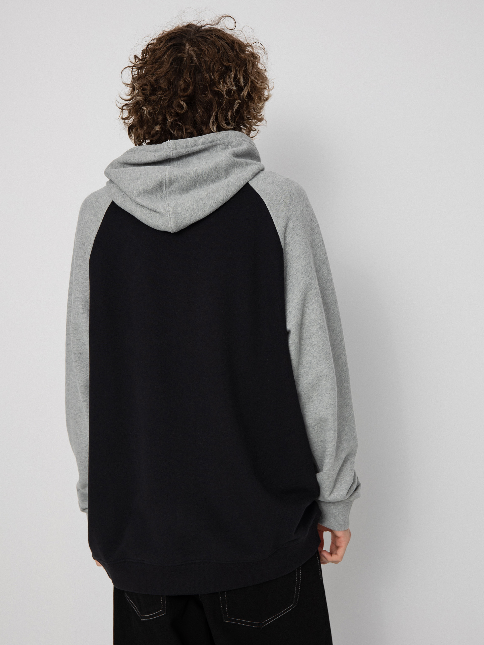 Bluza z kapturem DC Star Pilot Raglan HD (black/grey heather)