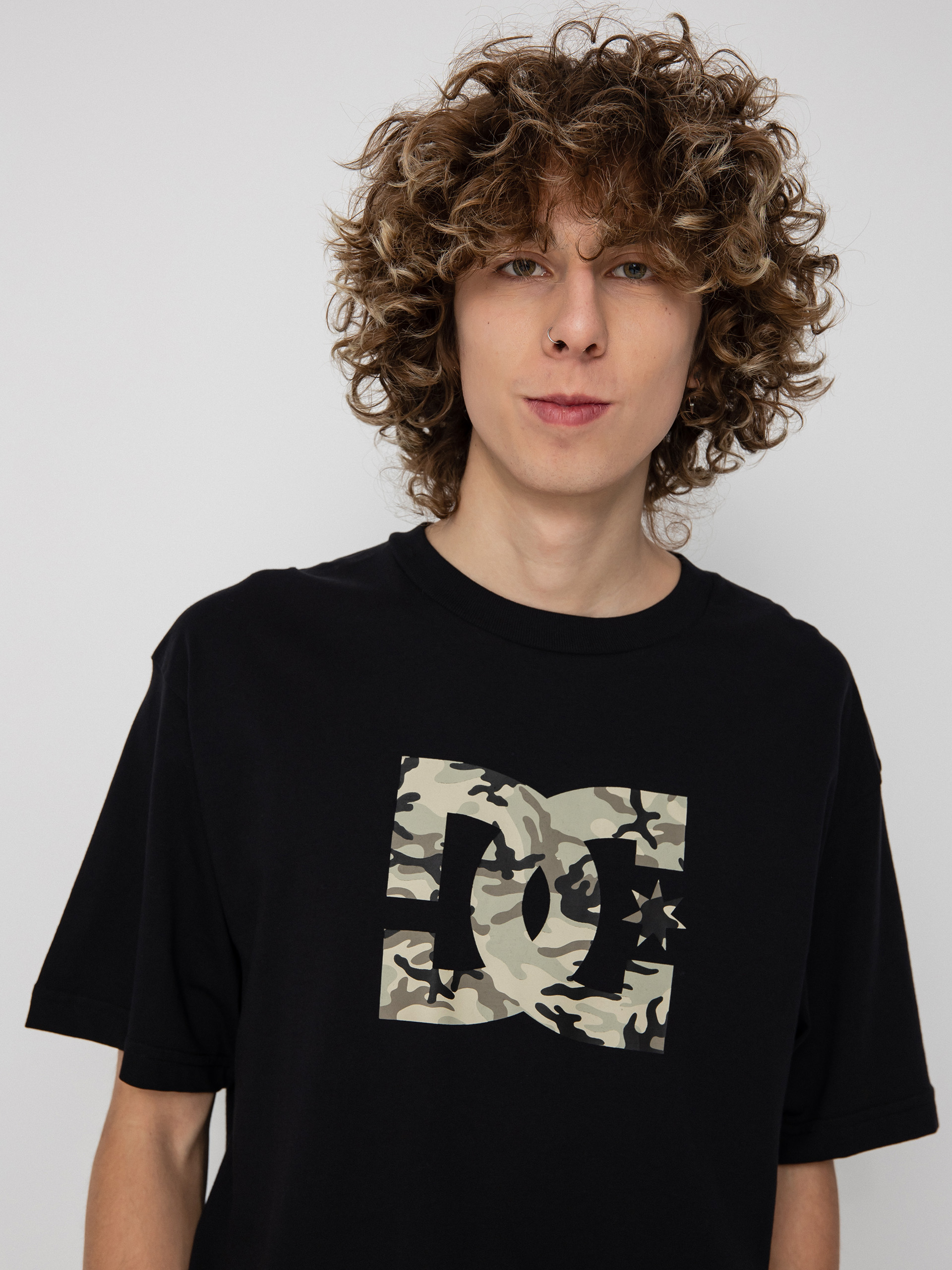 T-shirt DC Star Fill (black/stone camo)