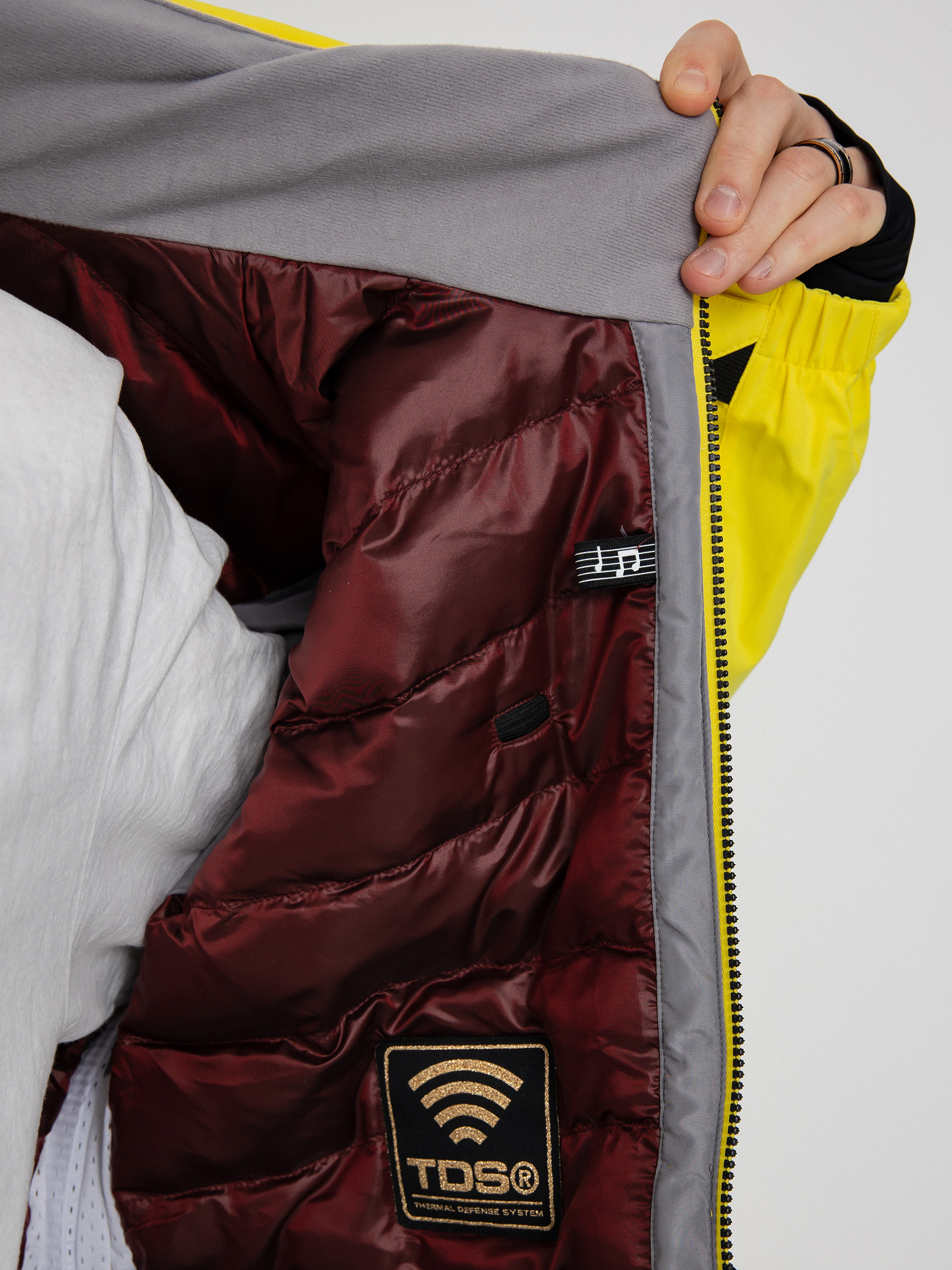 Męska Kurtka snowboardowa Volcom Quad Angle 2L Tds (citron)