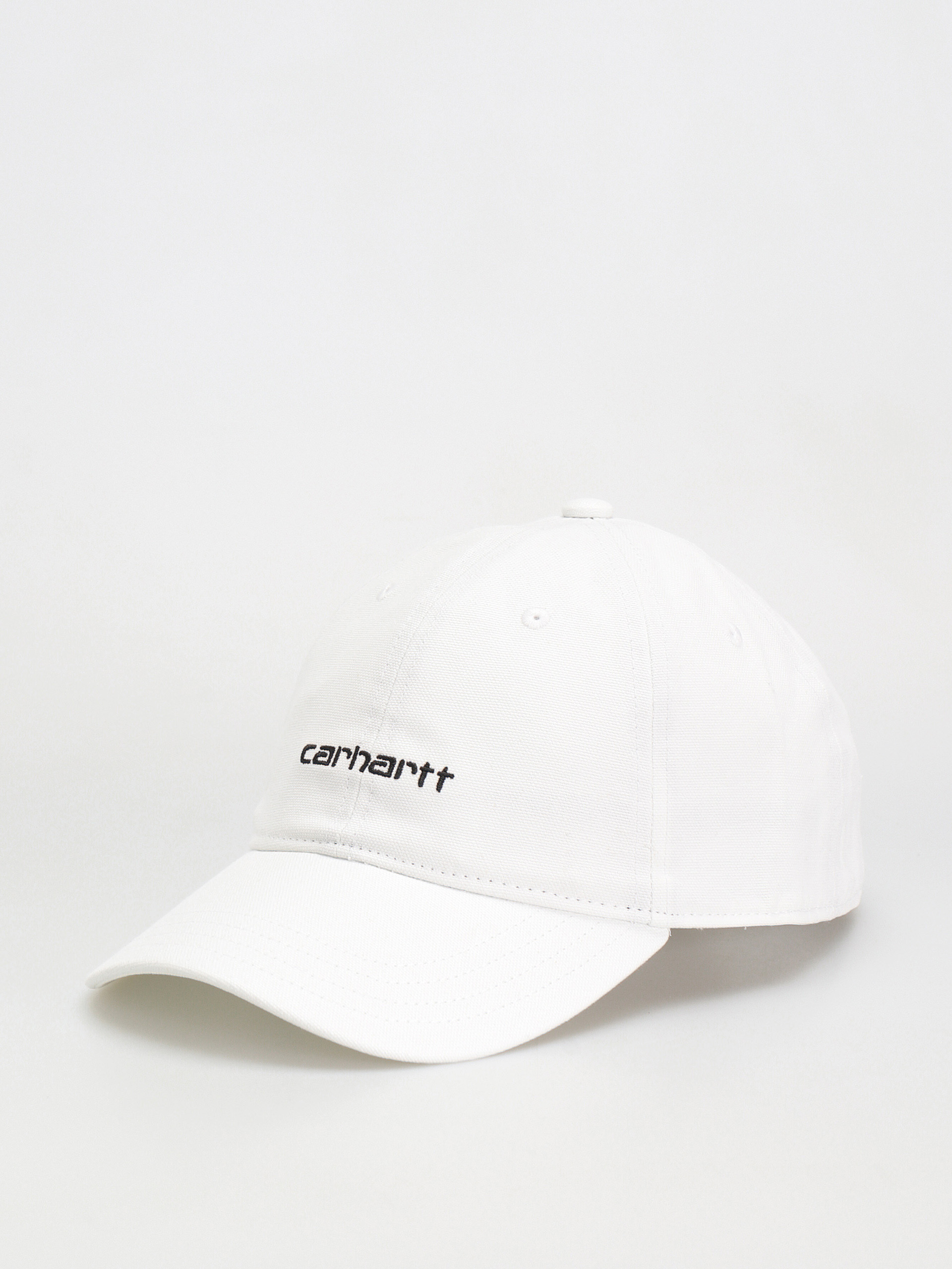 Czapka z daszkiem Carhartt WIP Canvas Script (white/black)