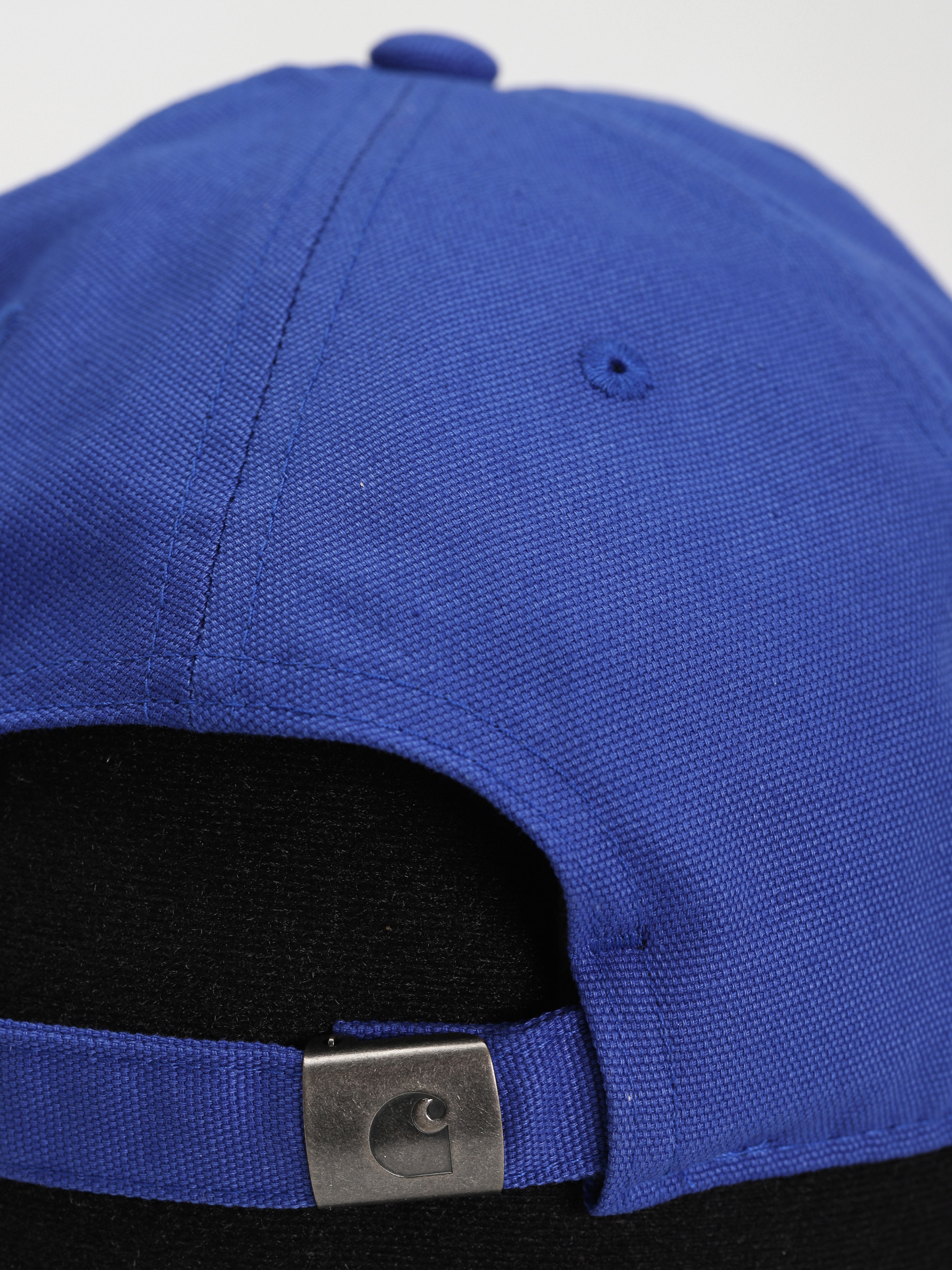 Czapka z daszkiem Carhartt WIP Canvas Script (lazurite/white)