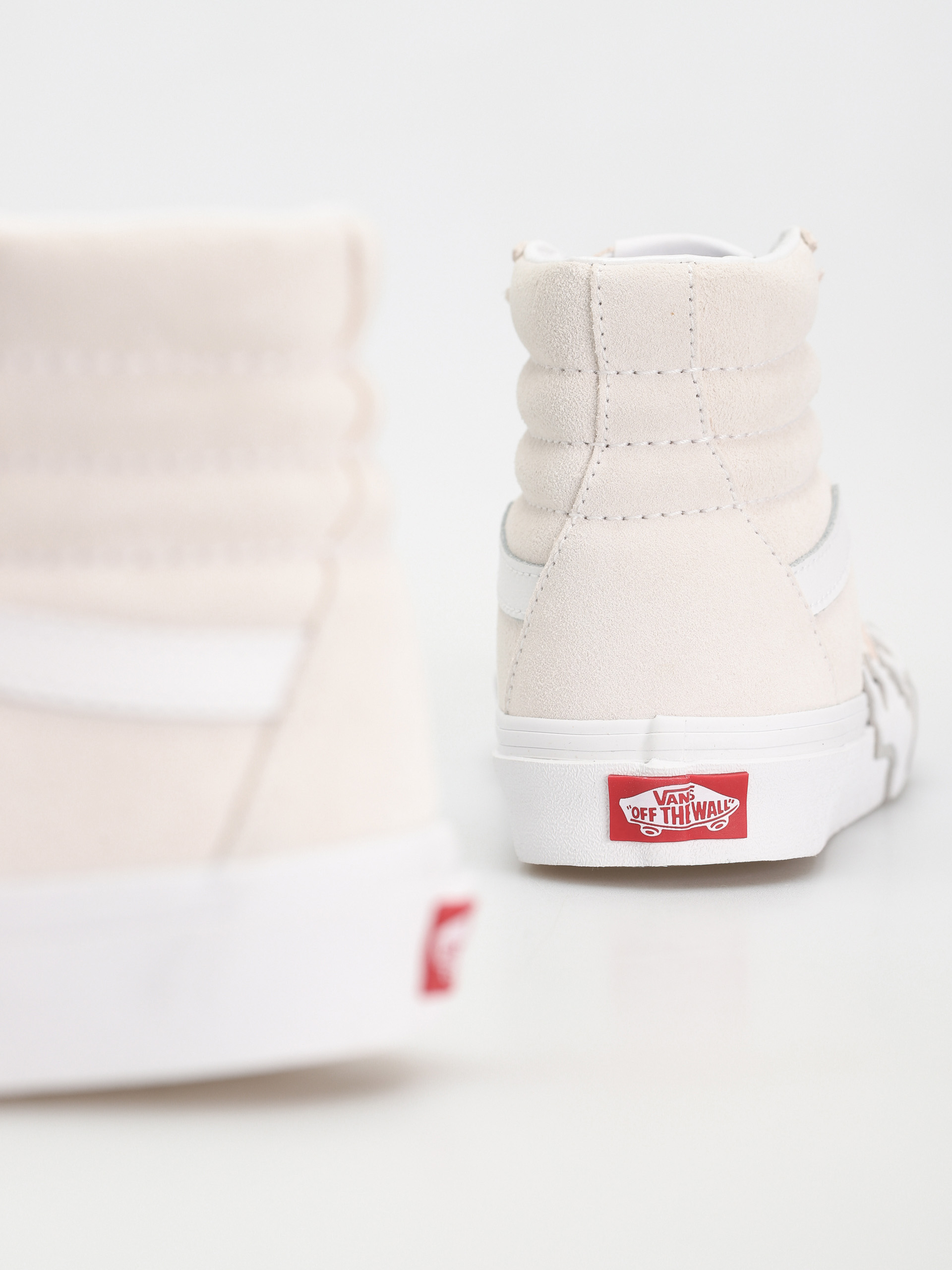 Buty Vans Sk8 Hi Flame (suede white/white)