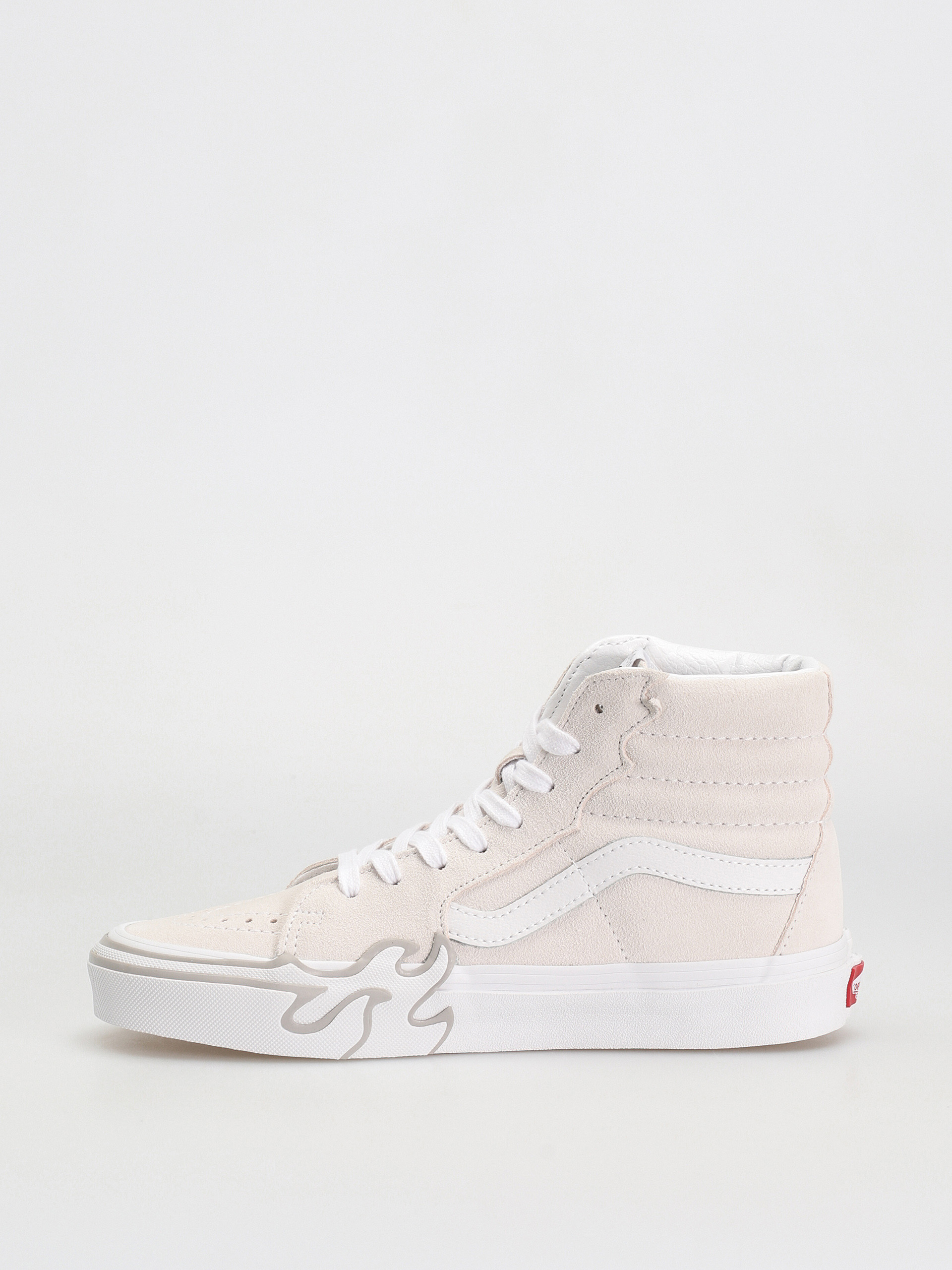 Buty Vans Sk8 Hi Flame (suede white/white)