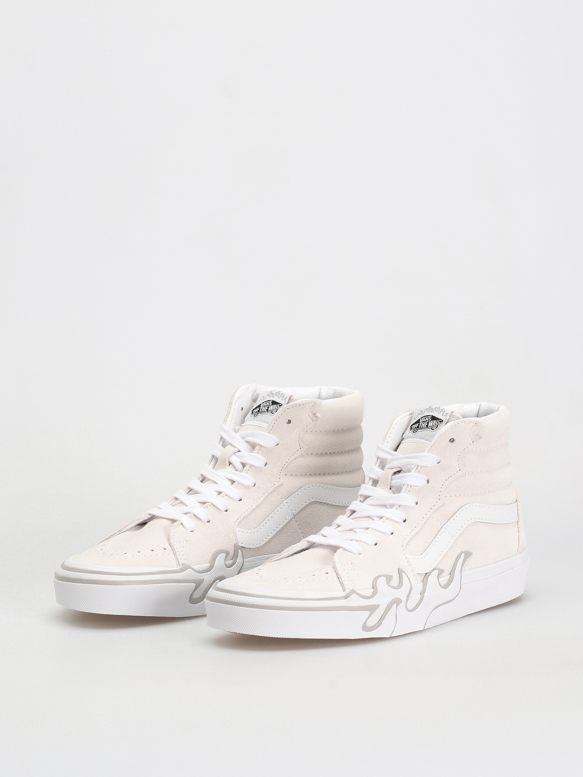 Buty Vans Sk8 Hi Flame (suede white/white)