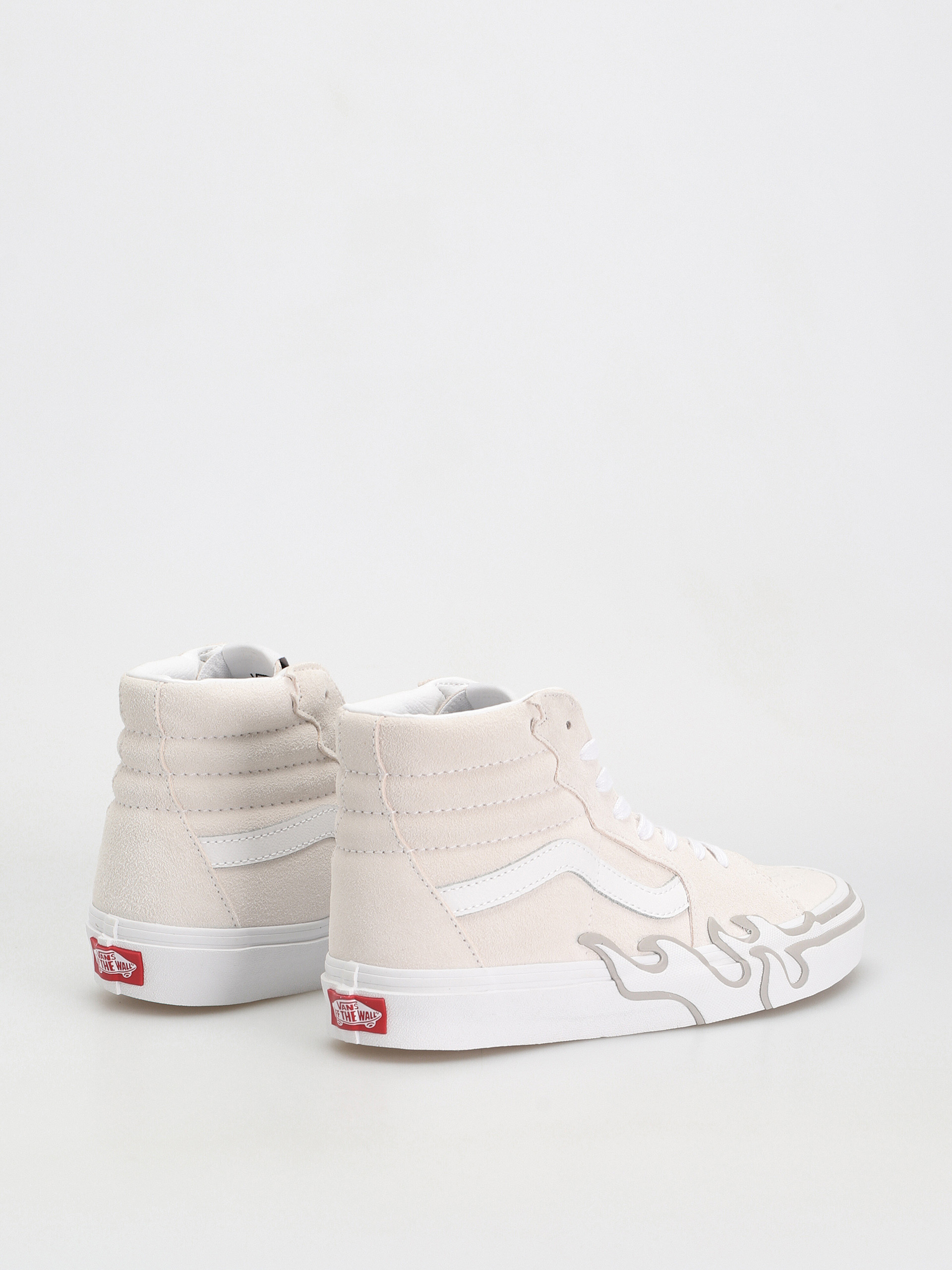 Buty Vans Sk8 Hi Flame (suede white/white)