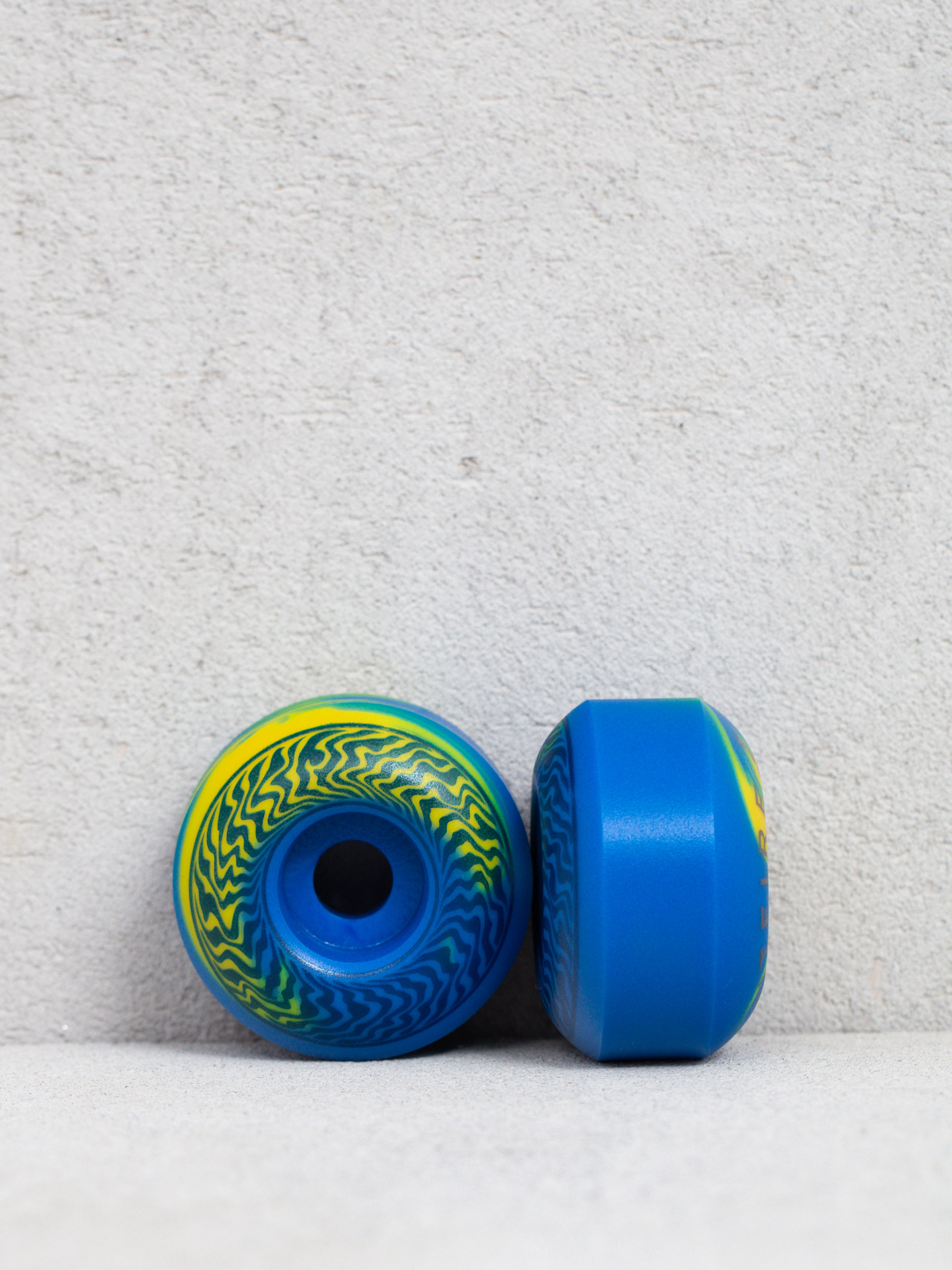 Kółka Spitfire F4 99D Swirled Classic (blue/yellow)