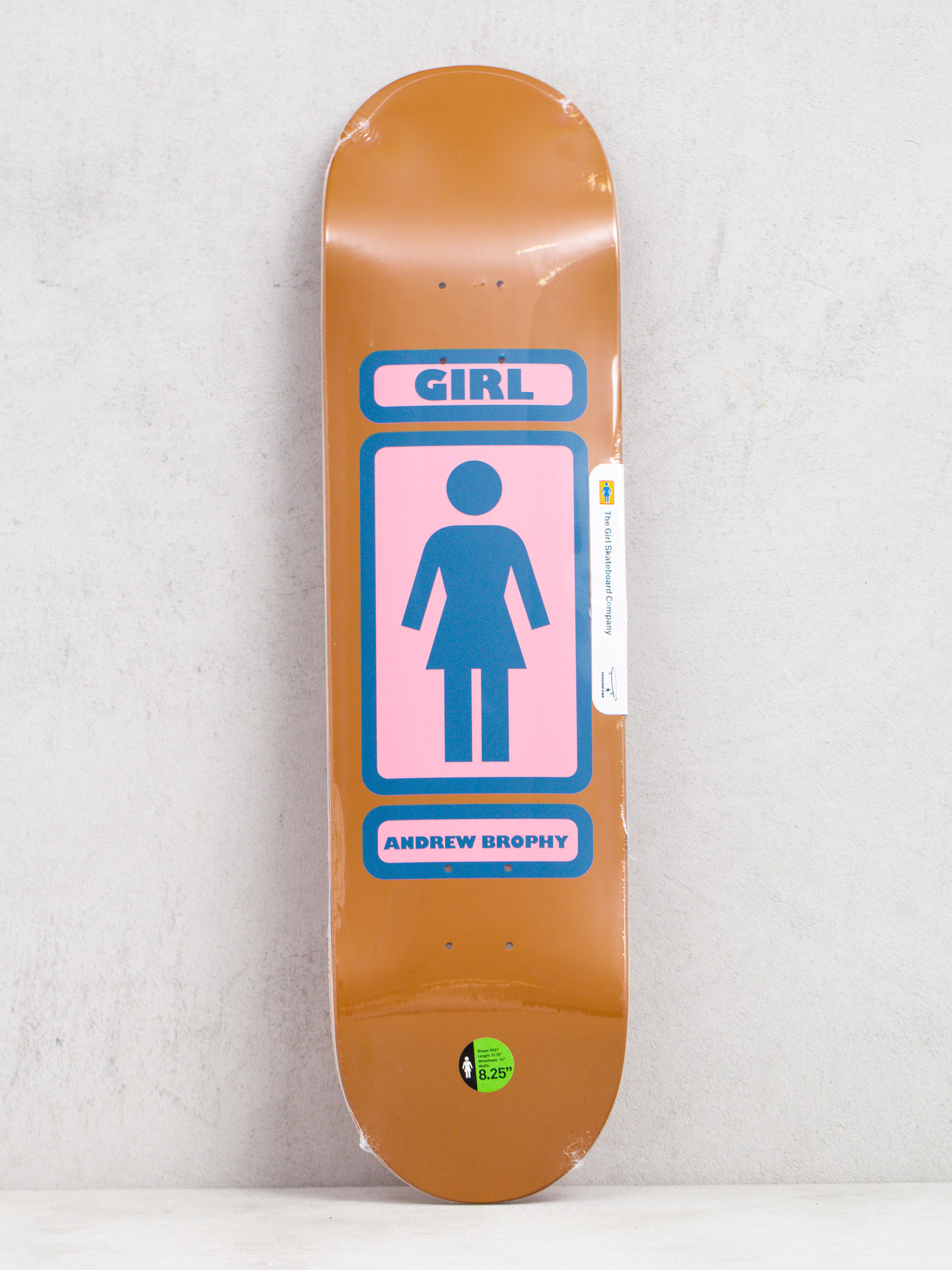 Deck Girl Skateboard Brophy 93 Til (brown)