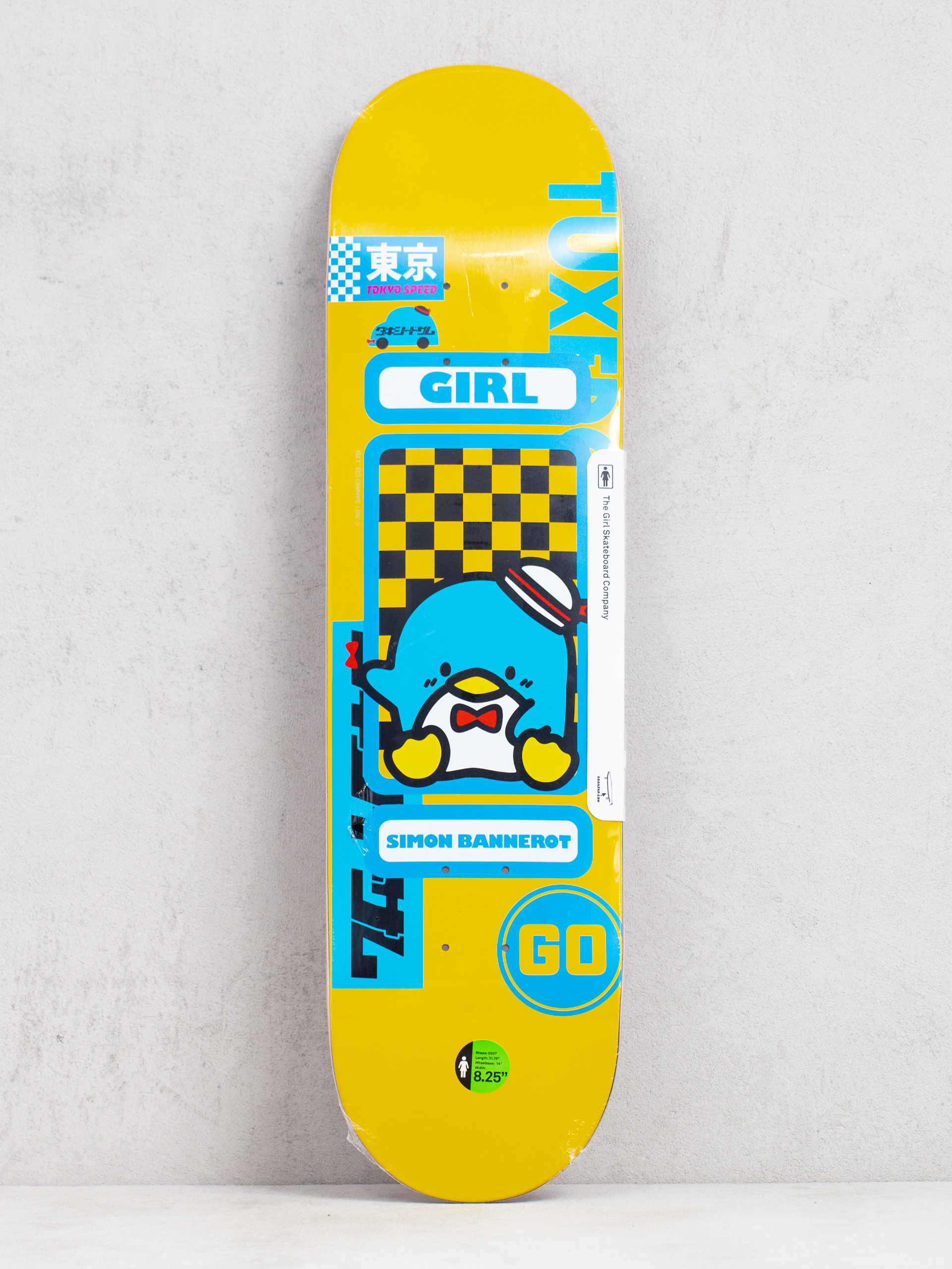 Deck Girl Skateboard Bannerot Sanrio Tokyo (yellow)