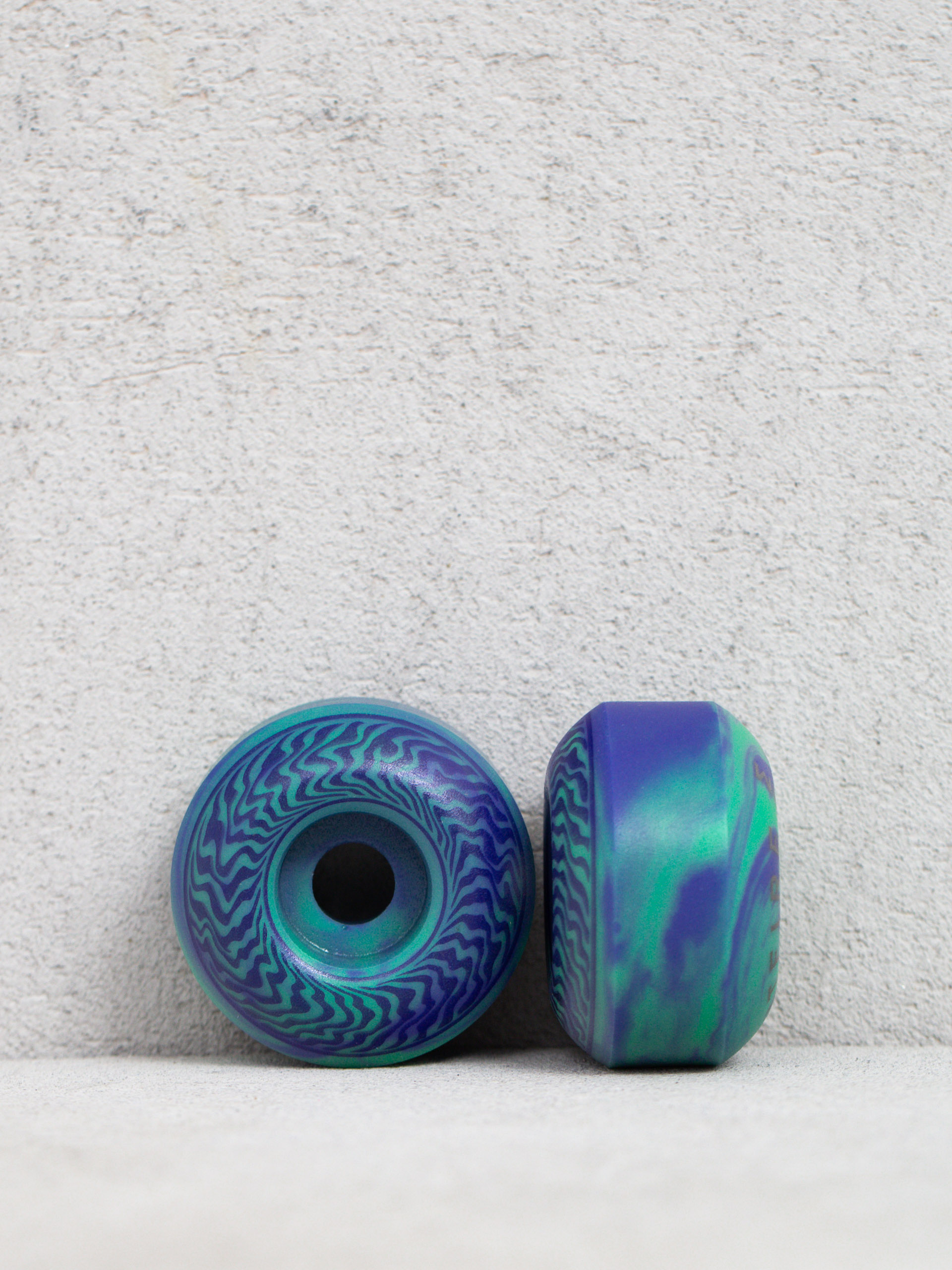 Kółka Spitfire F4 99D Swirled Classic (navy/green)