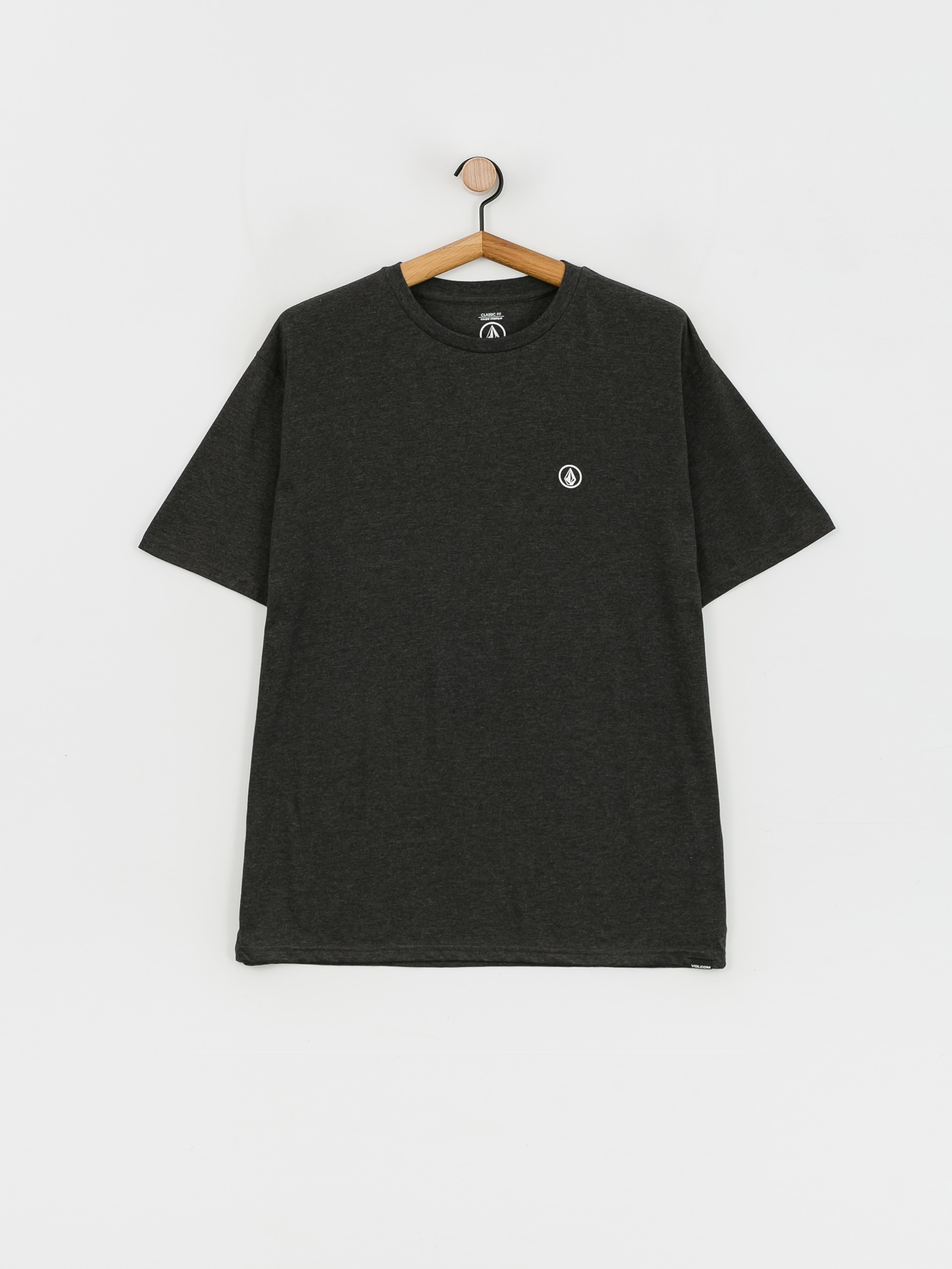 T-shirt Volcom Circle Blanks Hth (heather black)