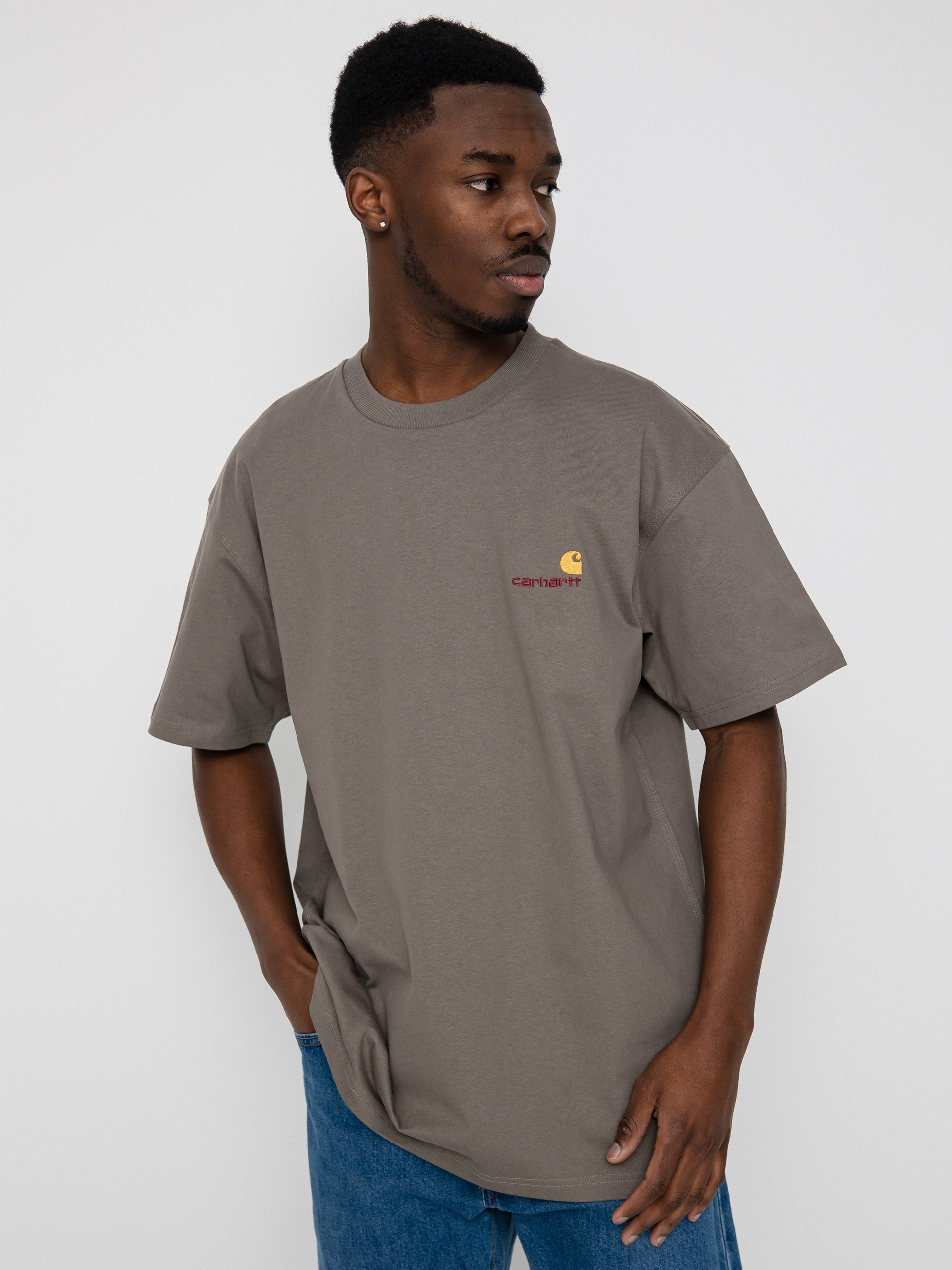 T-shirt Carhartt WIP American Script (teide)