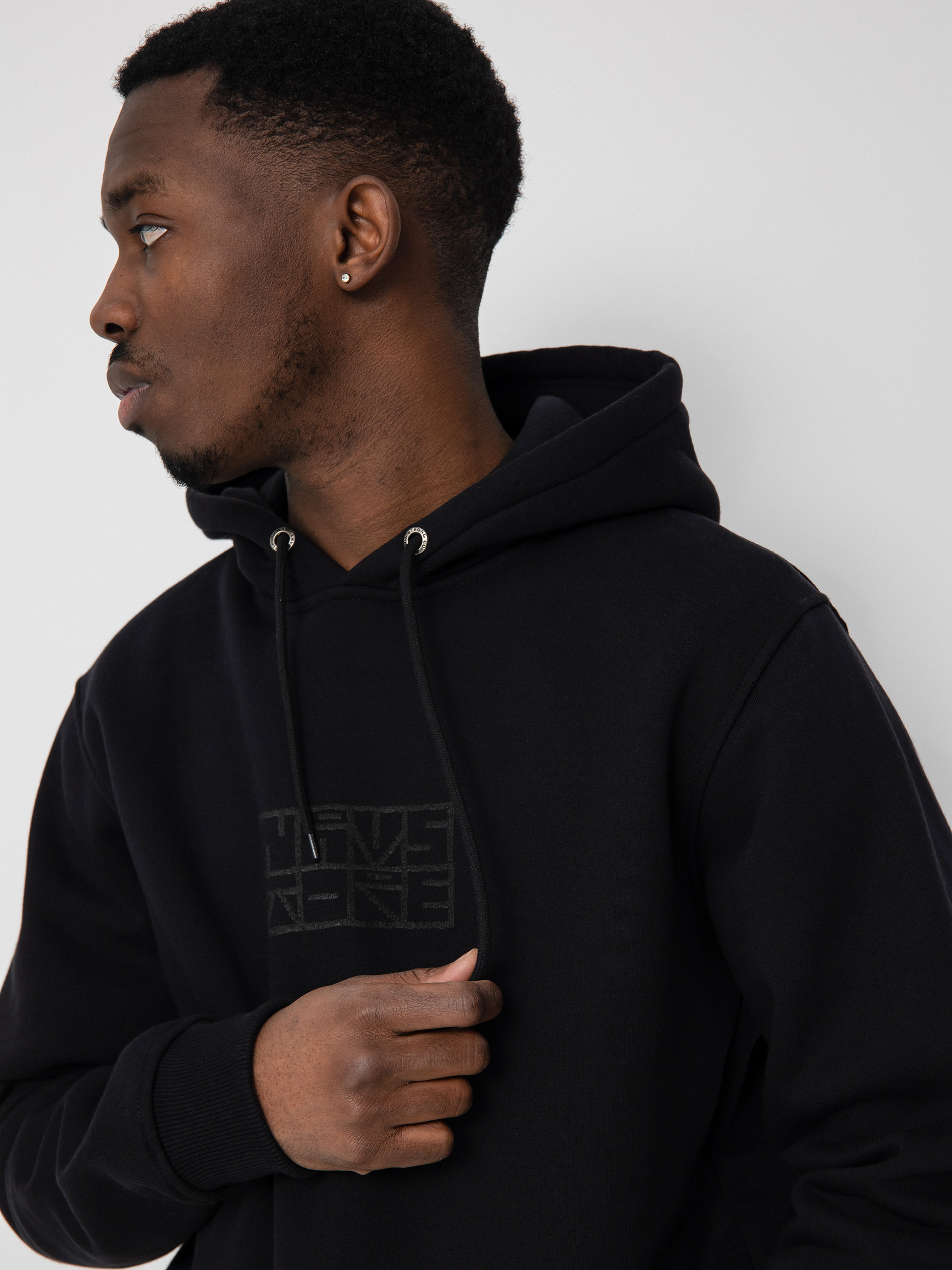 Bluza z kapturem Nervous Tope Burning House HD (black)