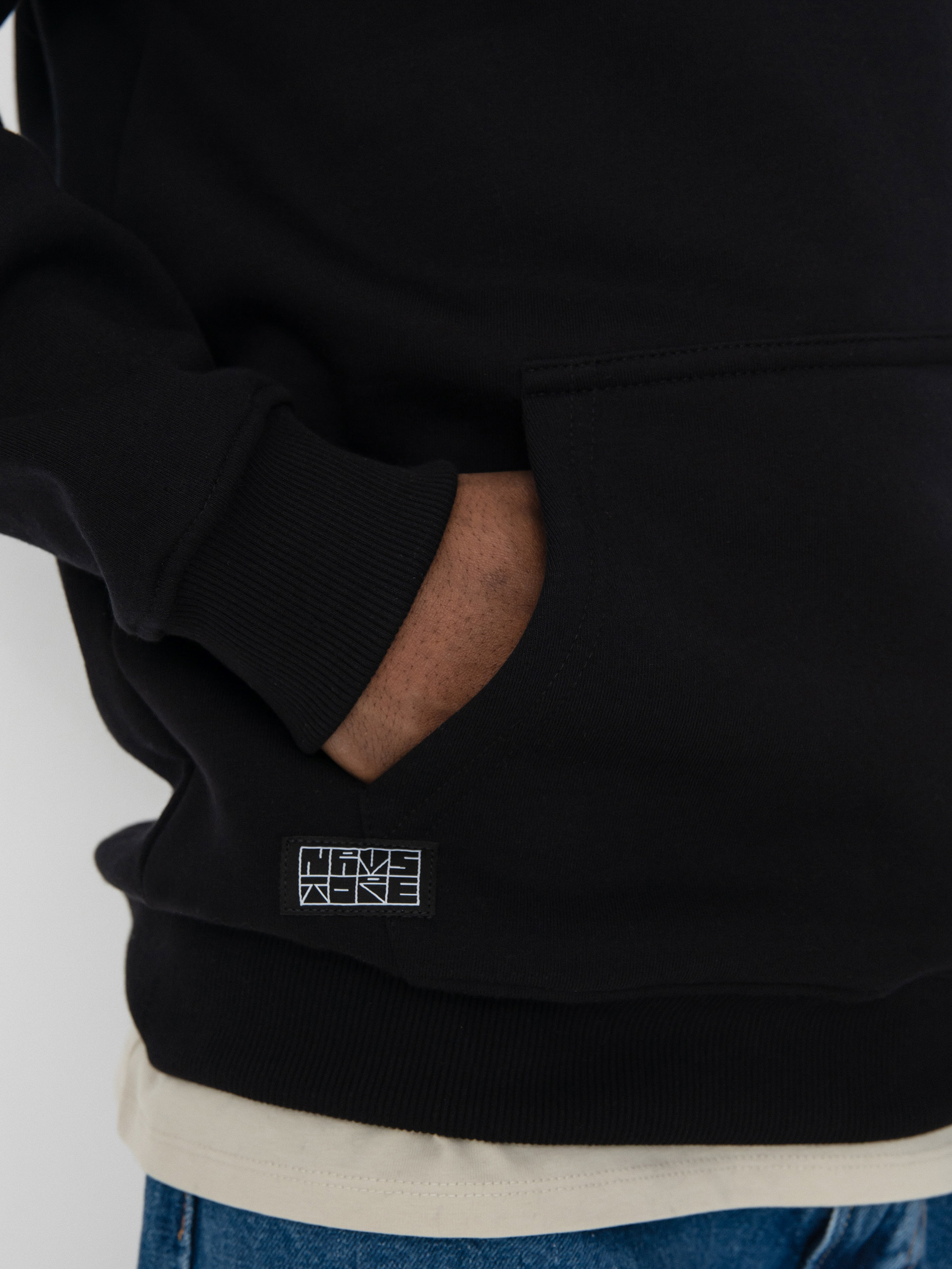 Bluza z kapturem Nervous Tope Burning House HD (black)