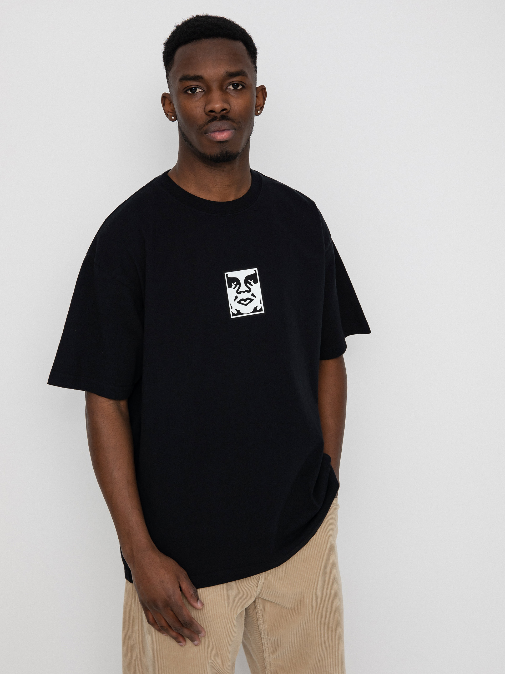 T-shirt OBEY Icon (off black)