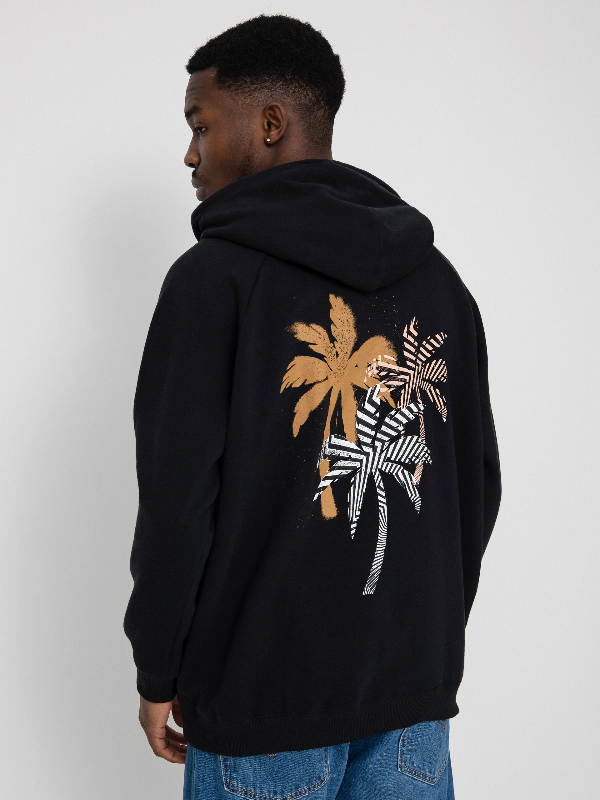 Bluza z kapturem Volcom Truly Stoked Bf HD (black)