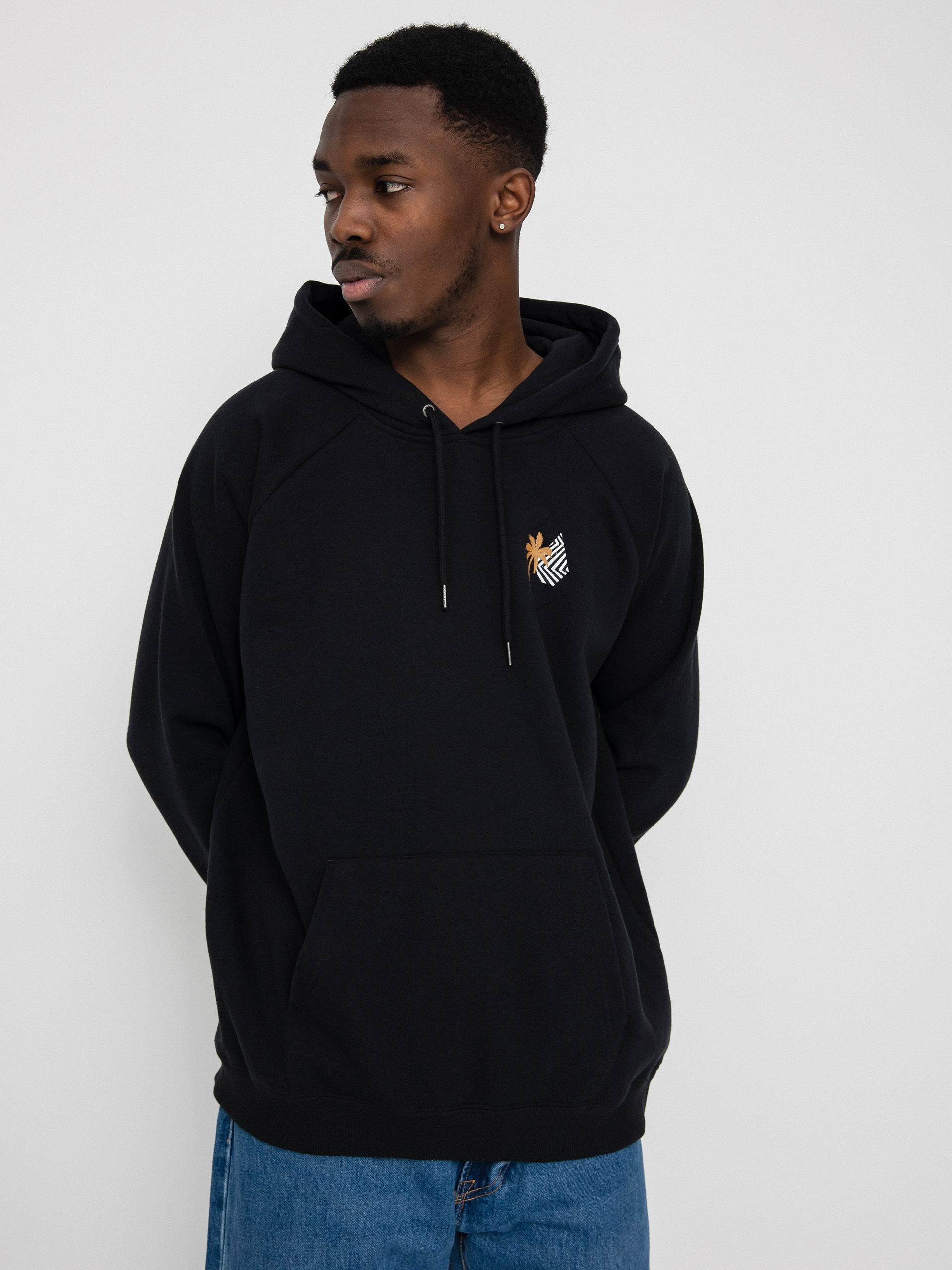 Bluza z kapturem Volcom Truly Stoked Bf HD (black)