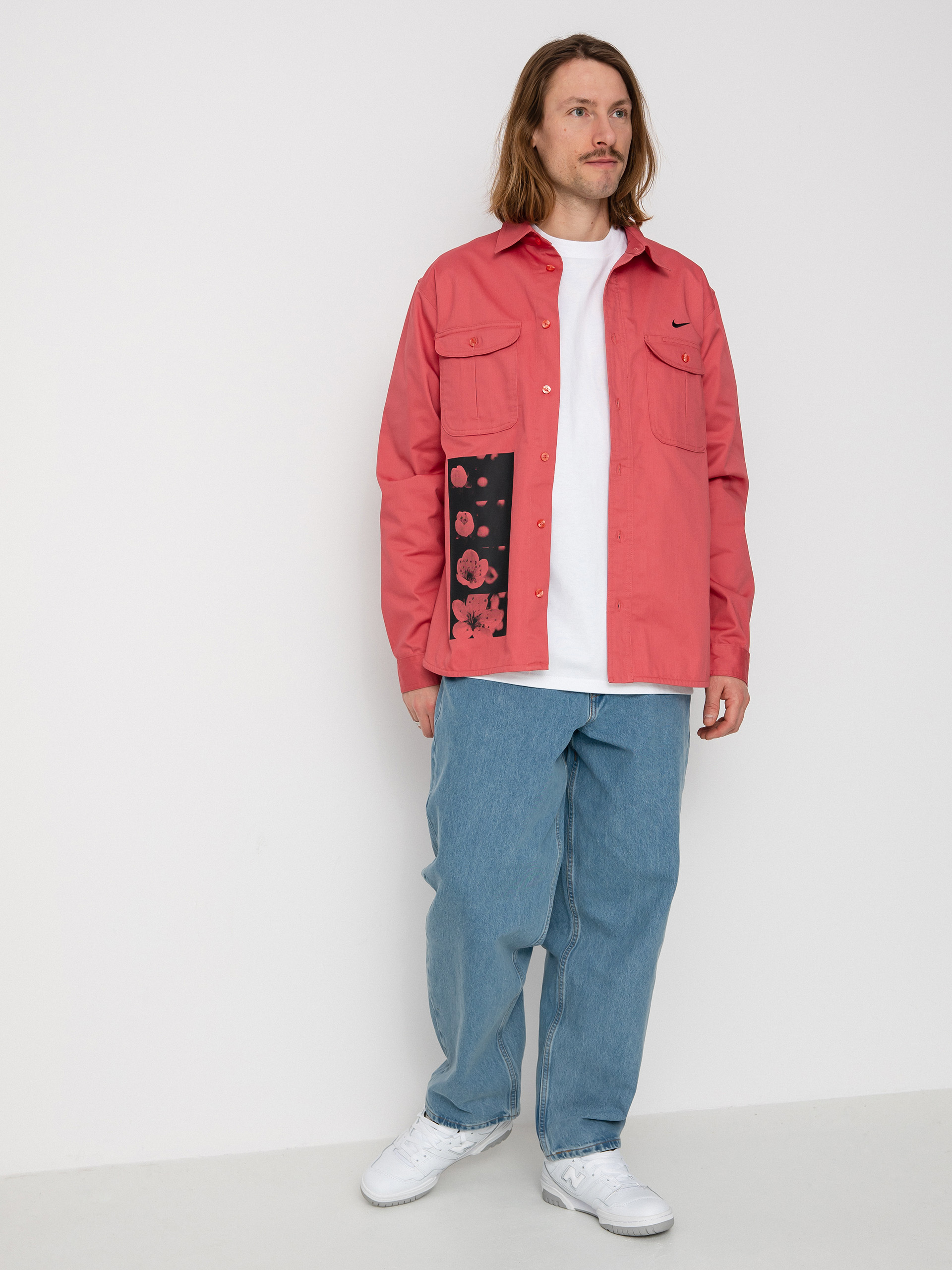 Koszula Nike SB Tanglin BLSSM GX (adobe)