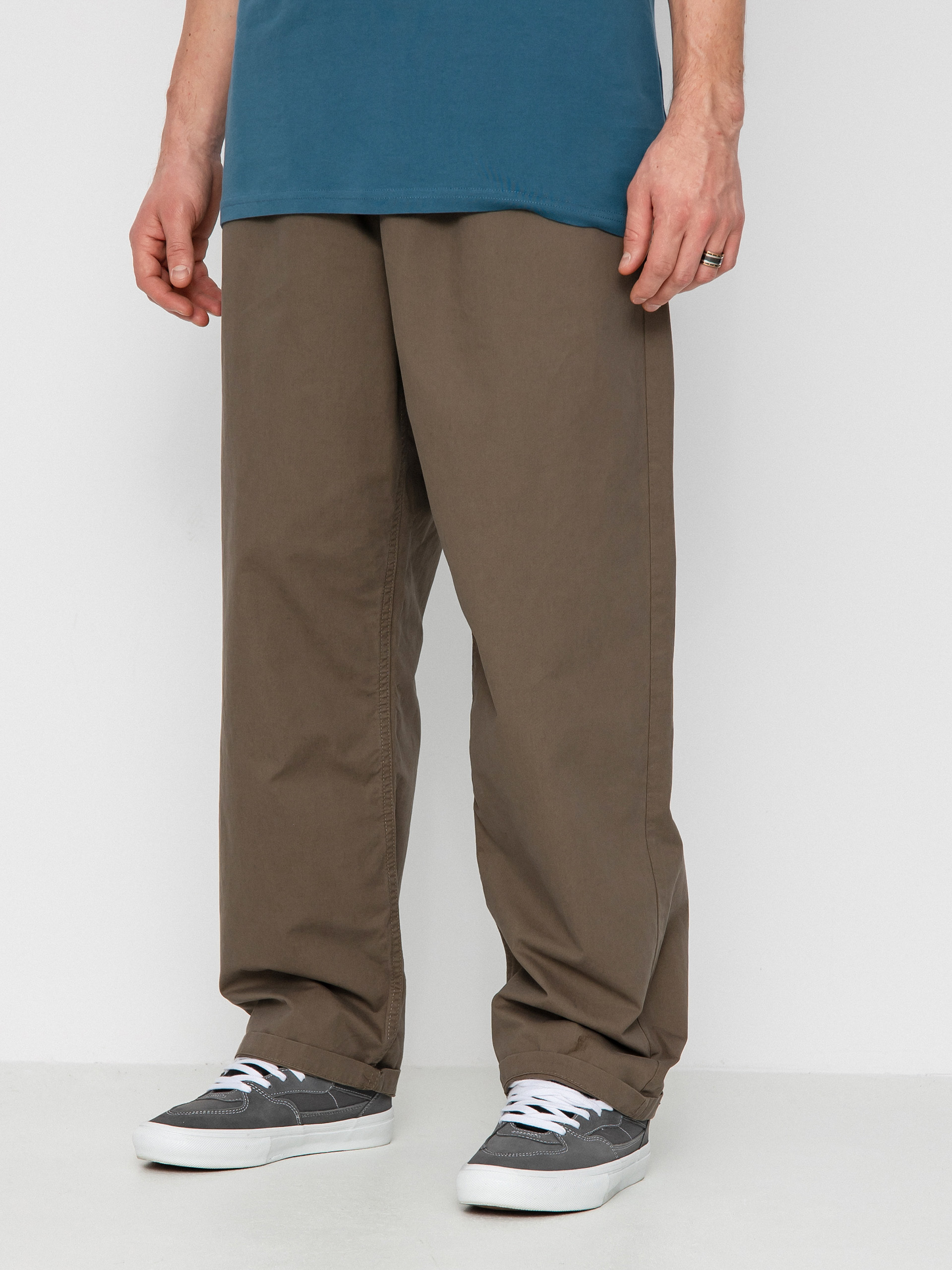 Spodnie Vans Range Baggy Tapered Elastic Waist (canteen)