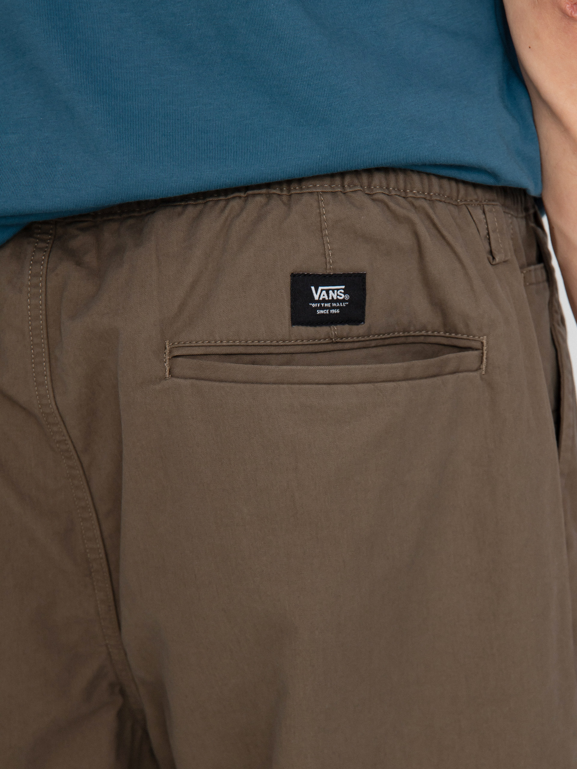 Spodnie Vans Range Baggy Tapered Elastic Waist (canteen)