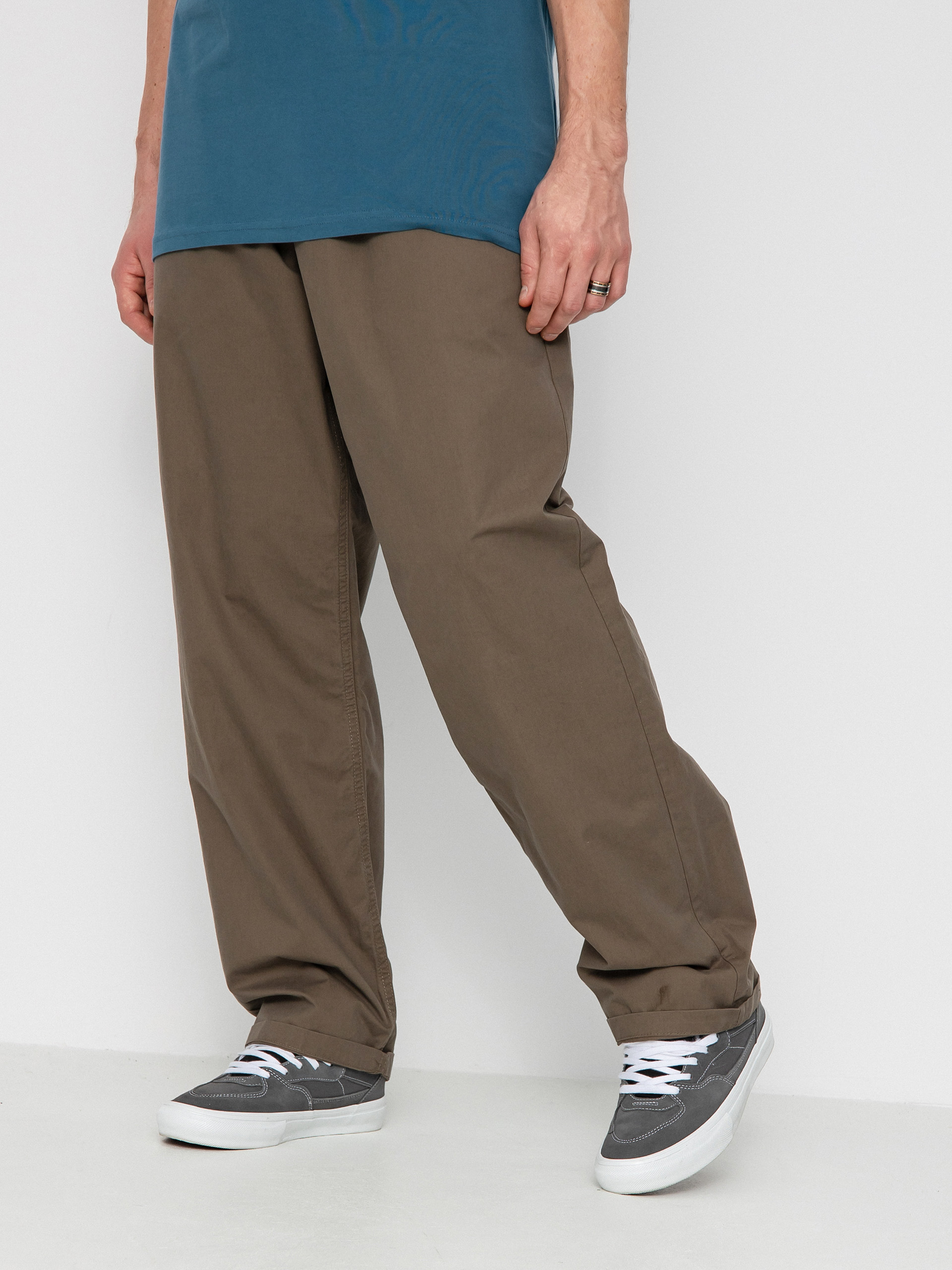 Spodnie Vans Range Baggy Tapered Elastic Waist (canteen)