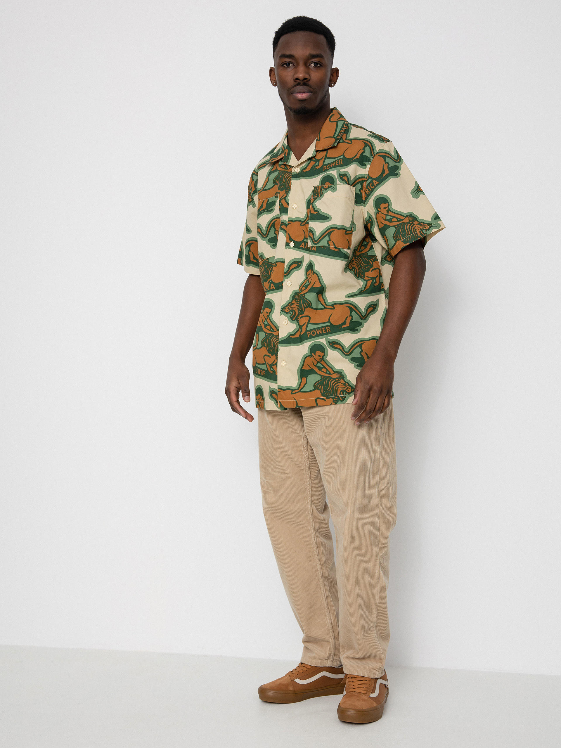 Koszula Vans Mami Wata Ss Woven (mami wata gravel)