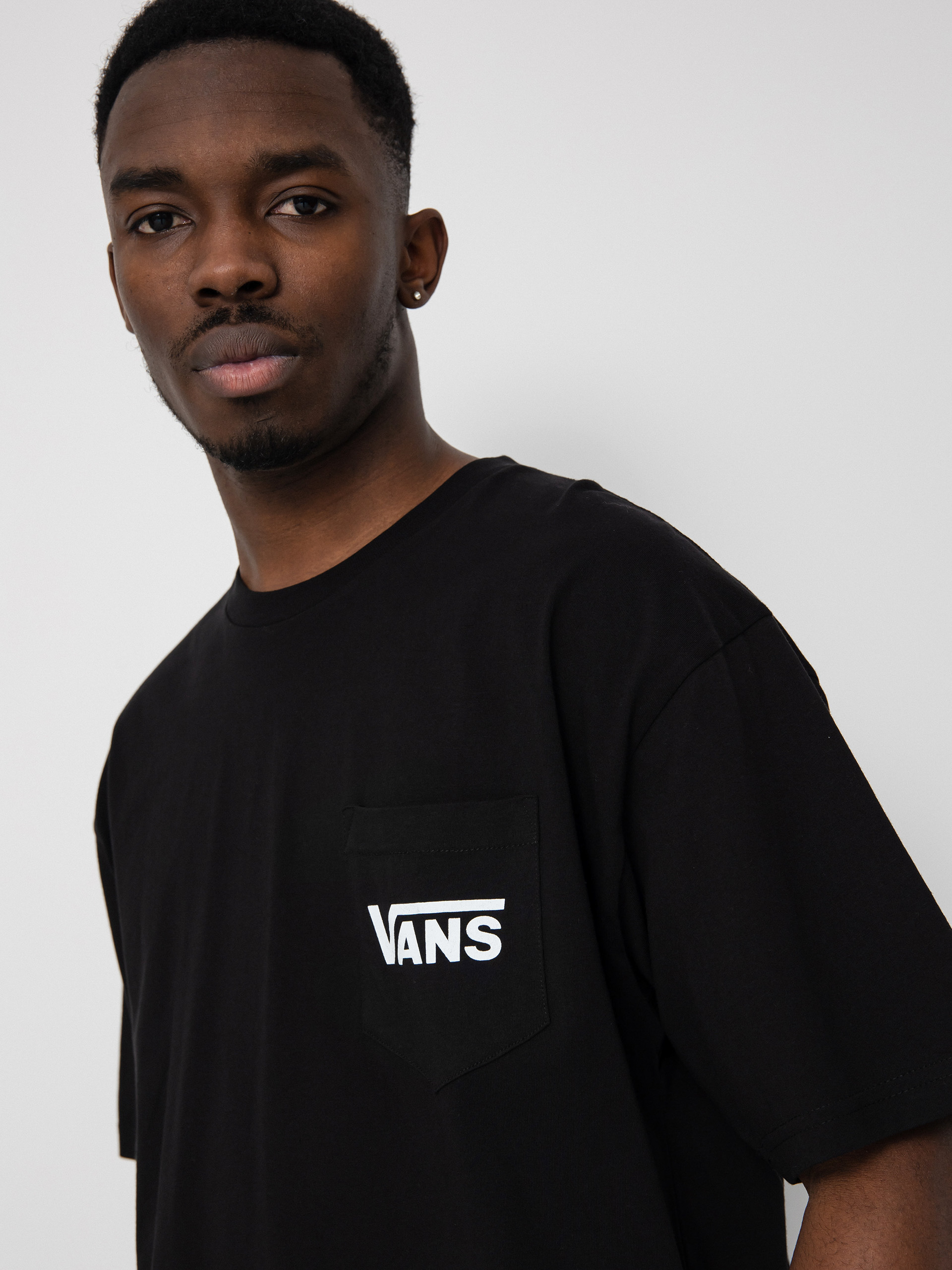 T-shirt Vans Style 76 Back (black/white)