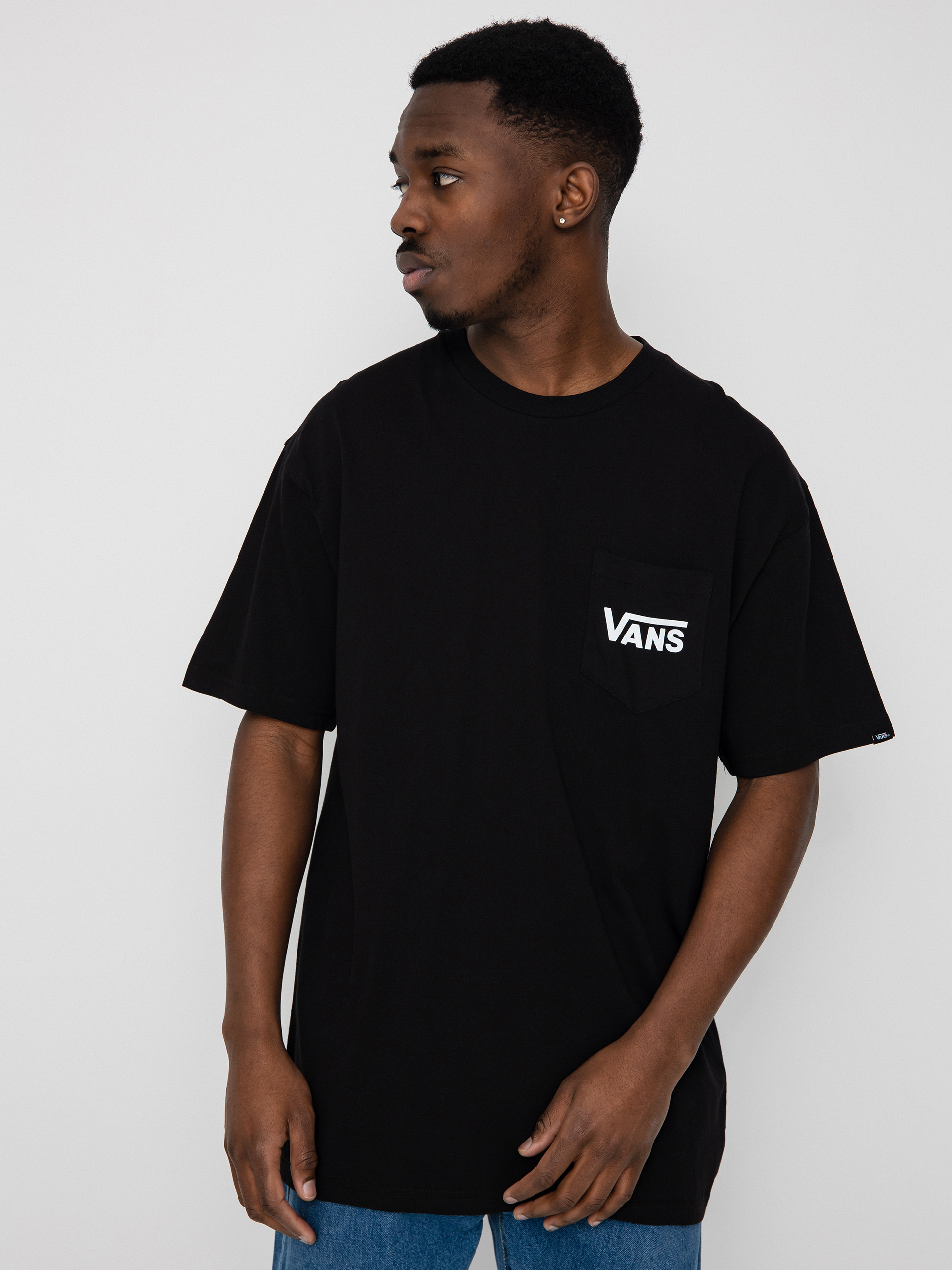 T-shirt Vans Style 76 Back (black/white)
