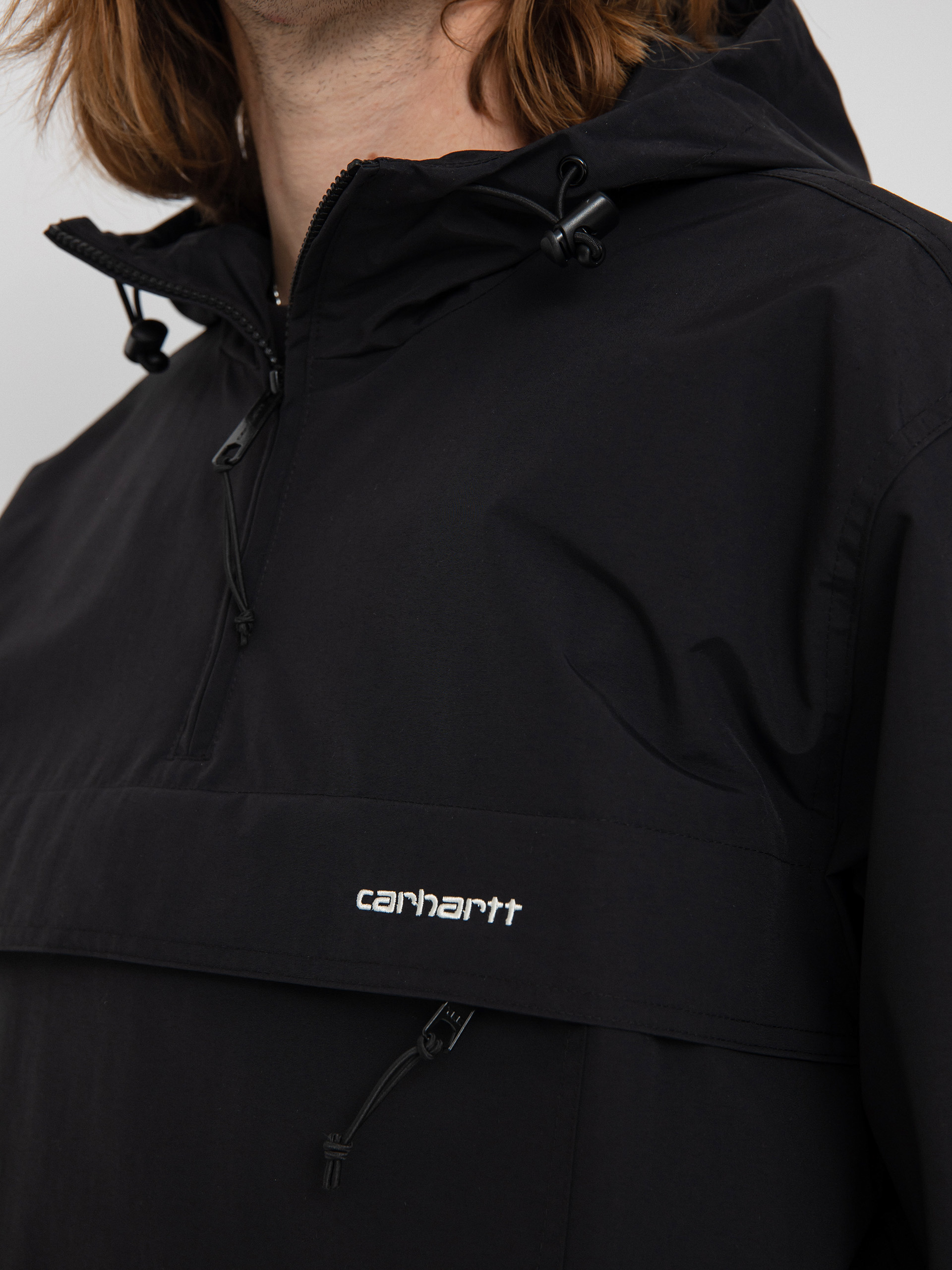 Kurtka Carhartt WIP Windbreaker (black/white)
