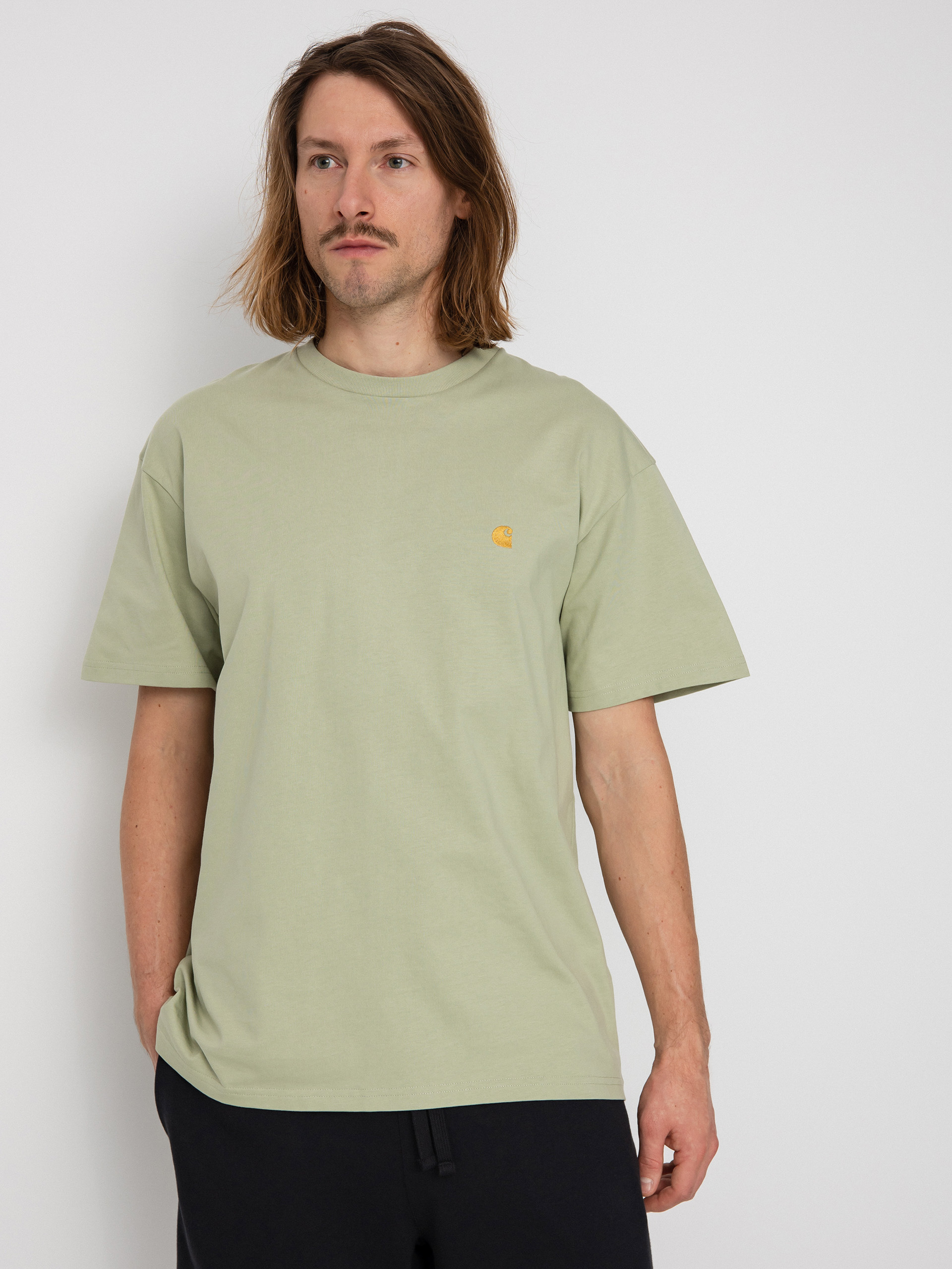 T-shirt Carhartt WIP Chase (agave/gold)