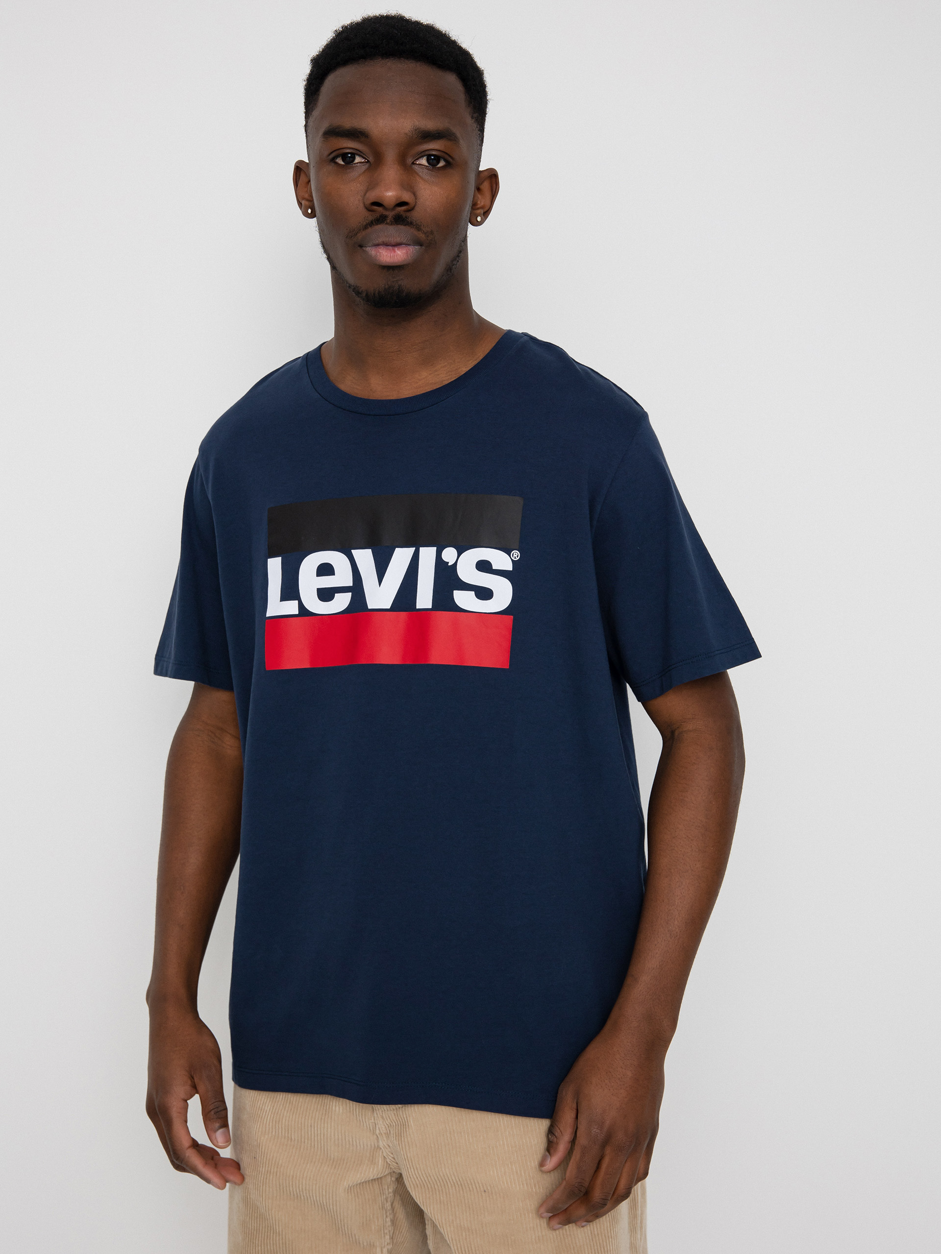 T-shirt Levi's® Logo Graphic - granatowy (dress blues)
