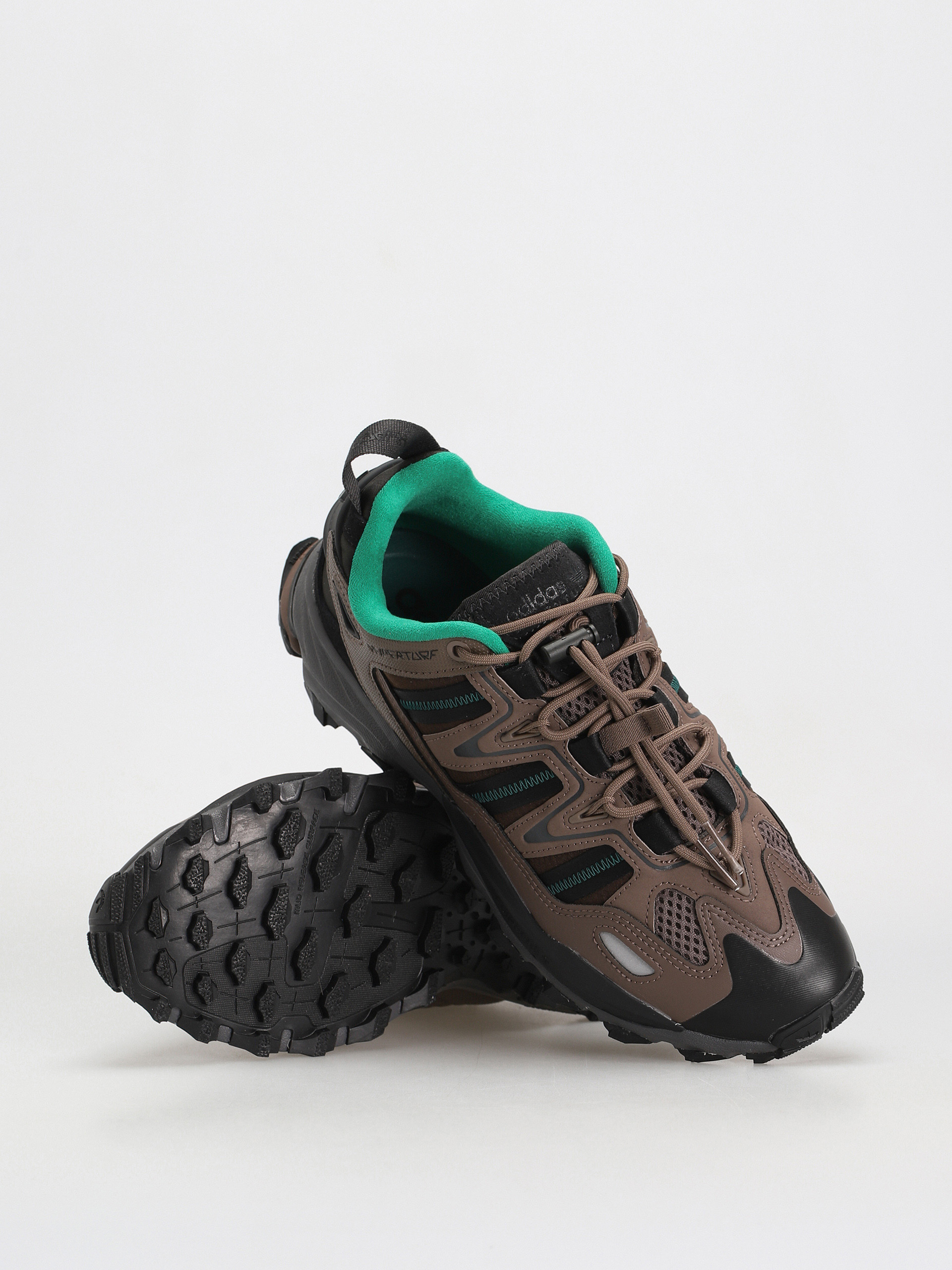 ✨ sy64✨ Buty adidas Originals Hyperturf - brązowy (earstr/cblack/cgreen)