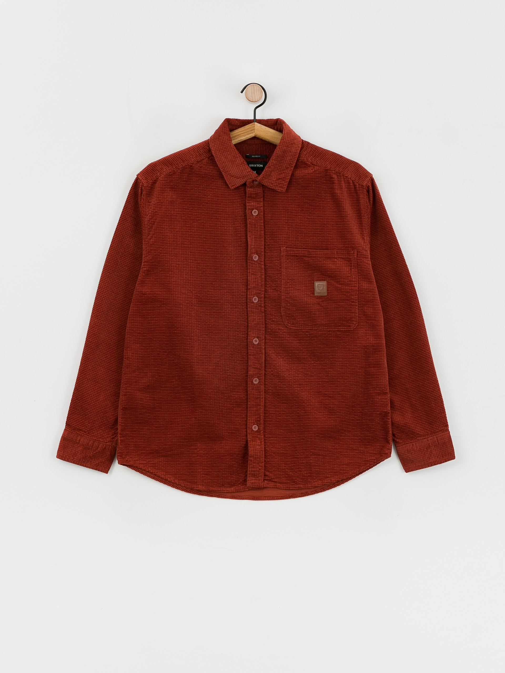 Koszula Brixton Porter Waffle Corduroy Ls (burnt henna)