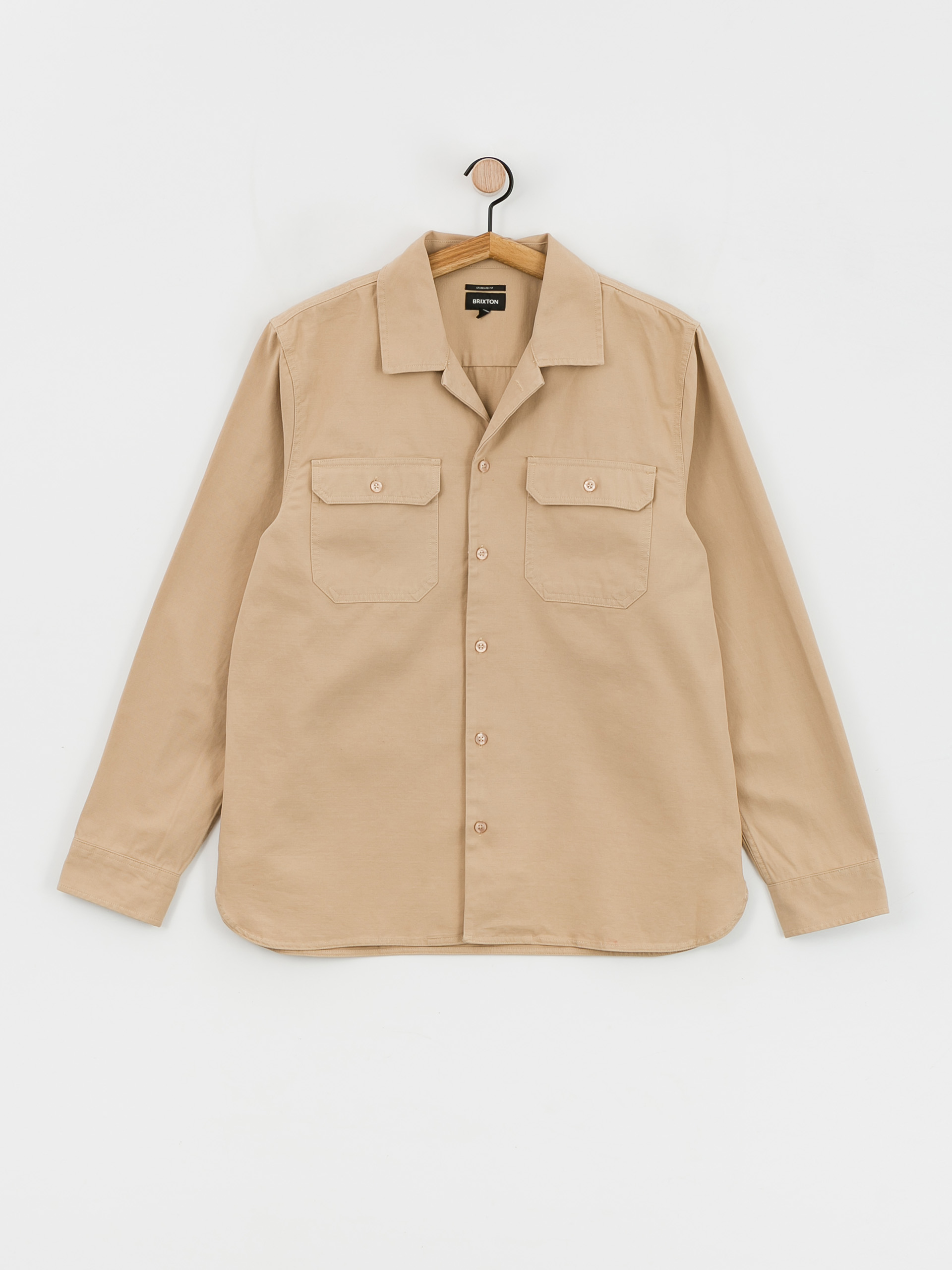 Koszula Brixton Bowery Surplus Overshirt Ls (sand)