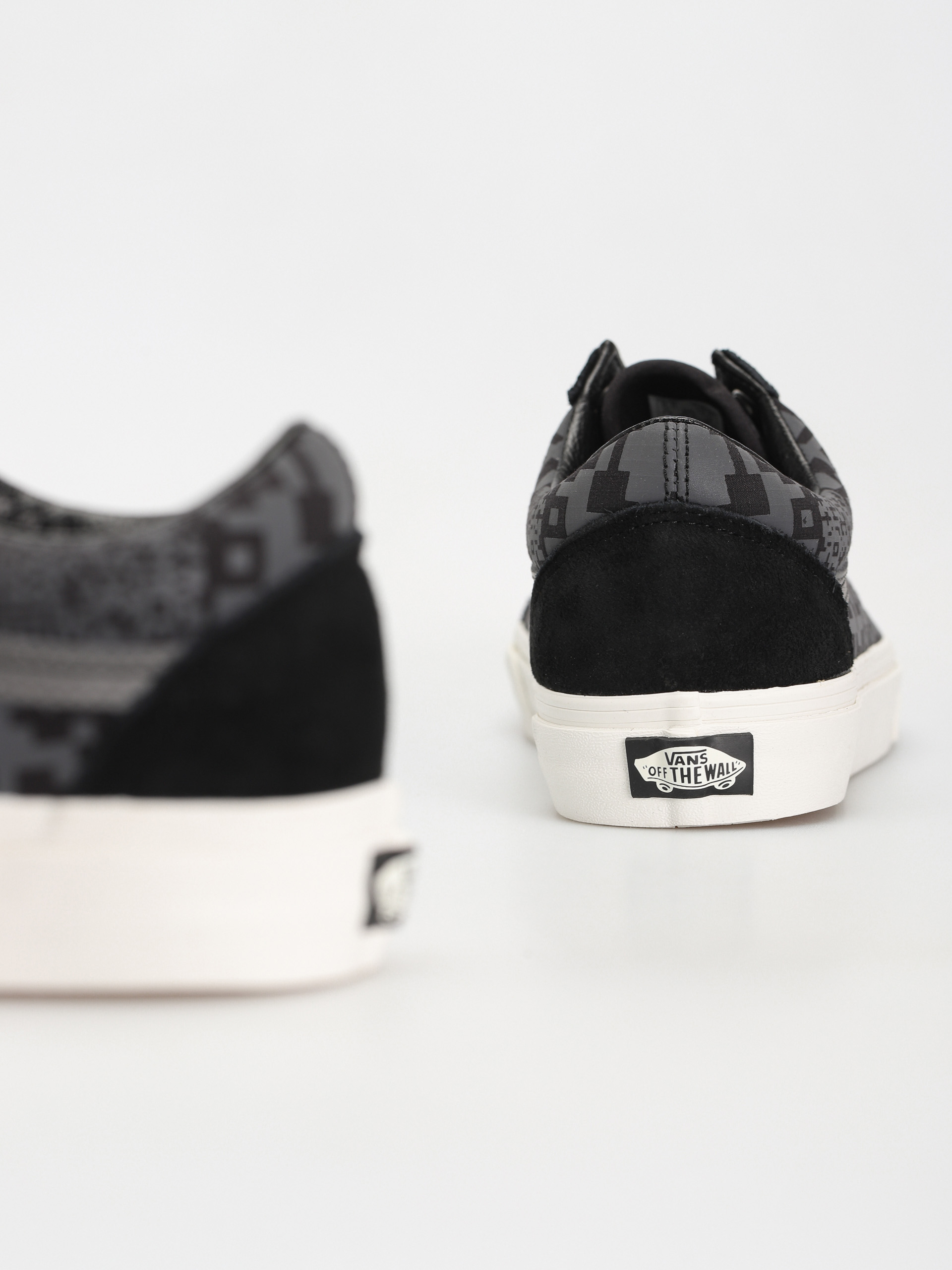 Buty Vans Old Skool (qr checkerboard black/reflective)