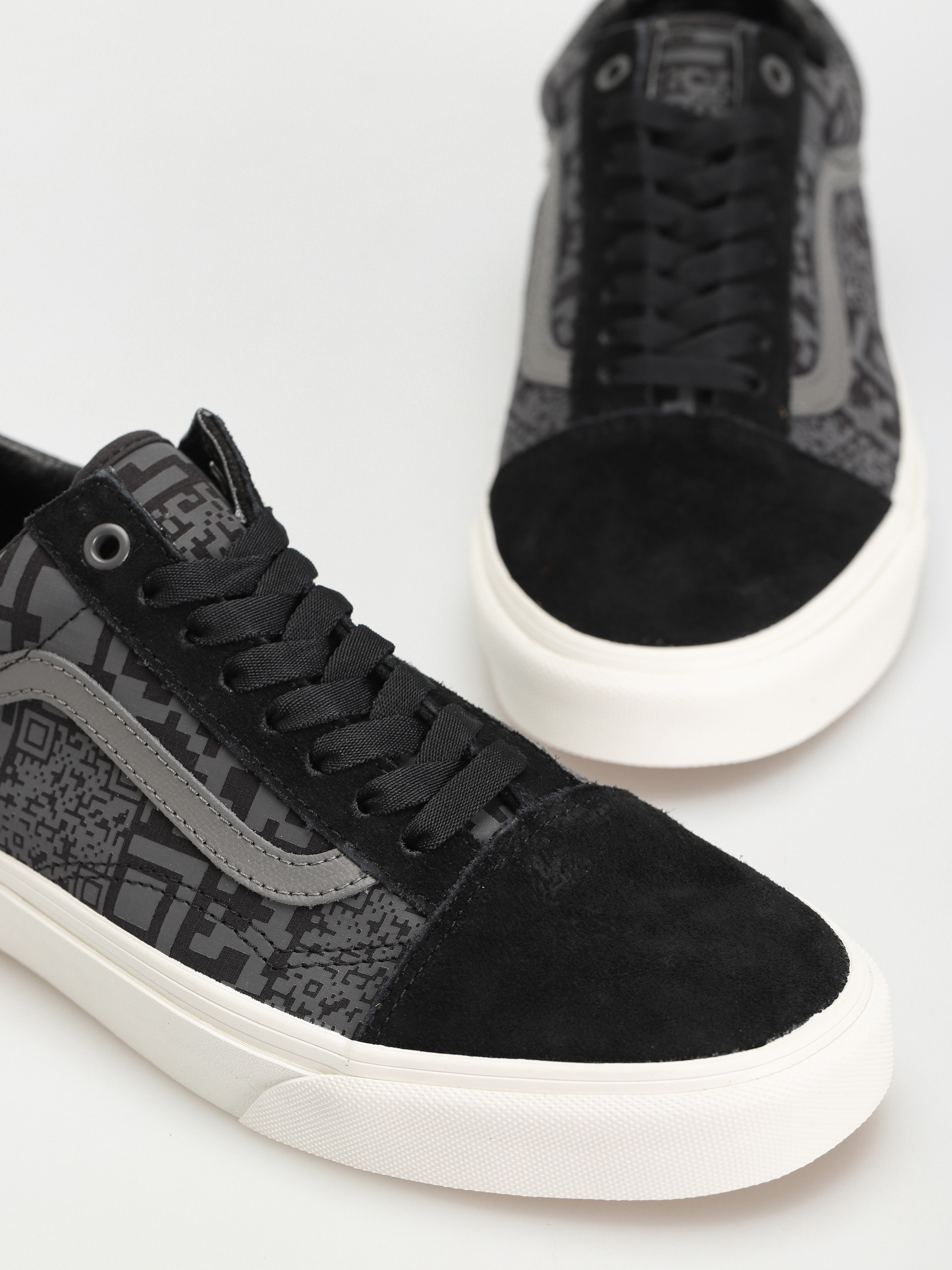 Buty Vans Old Skool (qr checkerboard black/reflective)